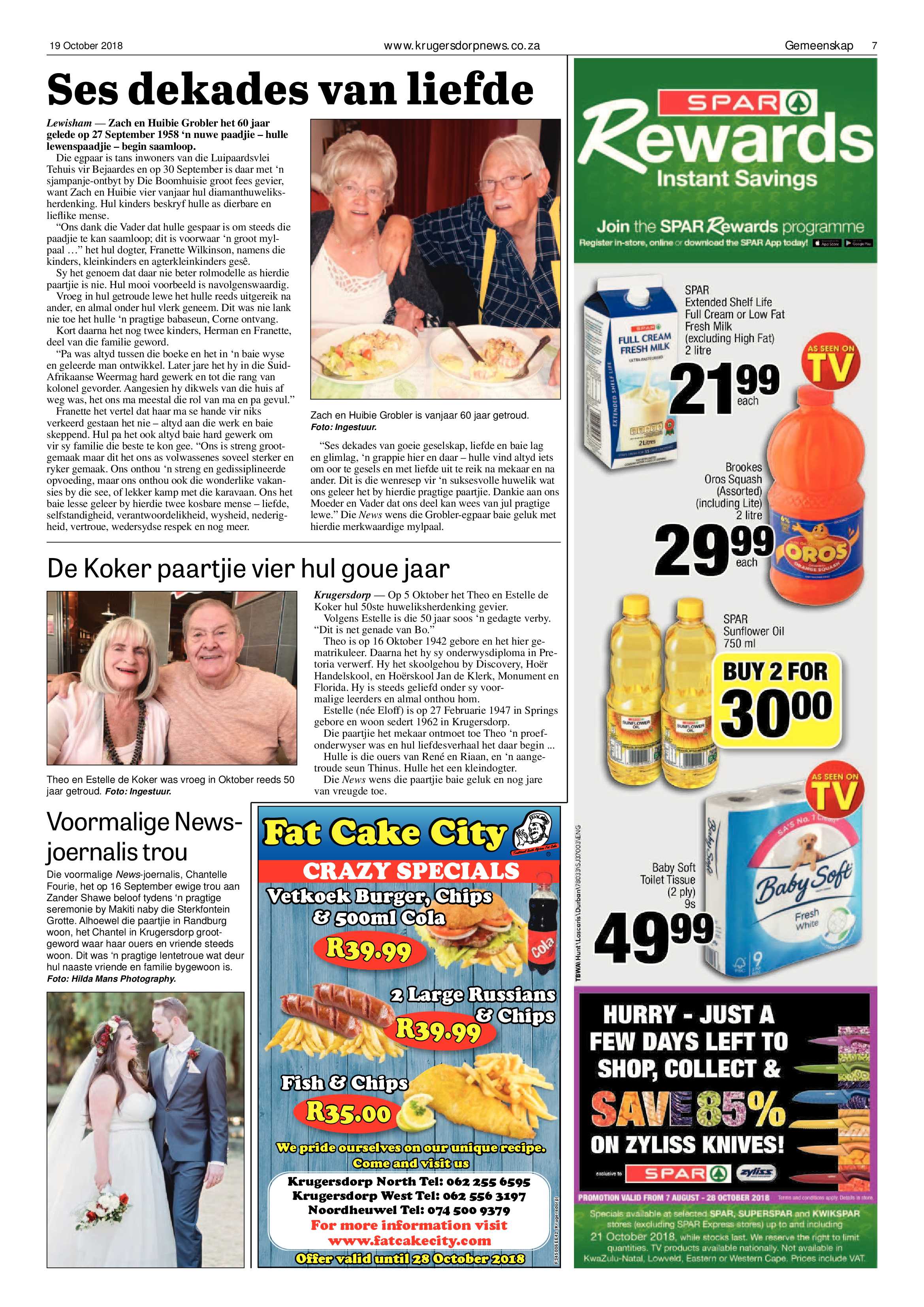 Krugersdorp News 19 October 2018 page 7