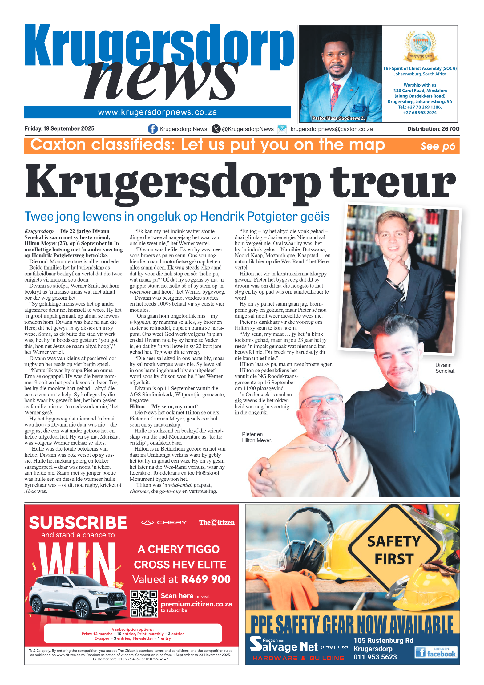 Krugersdorp News 19 September 2025 page 3