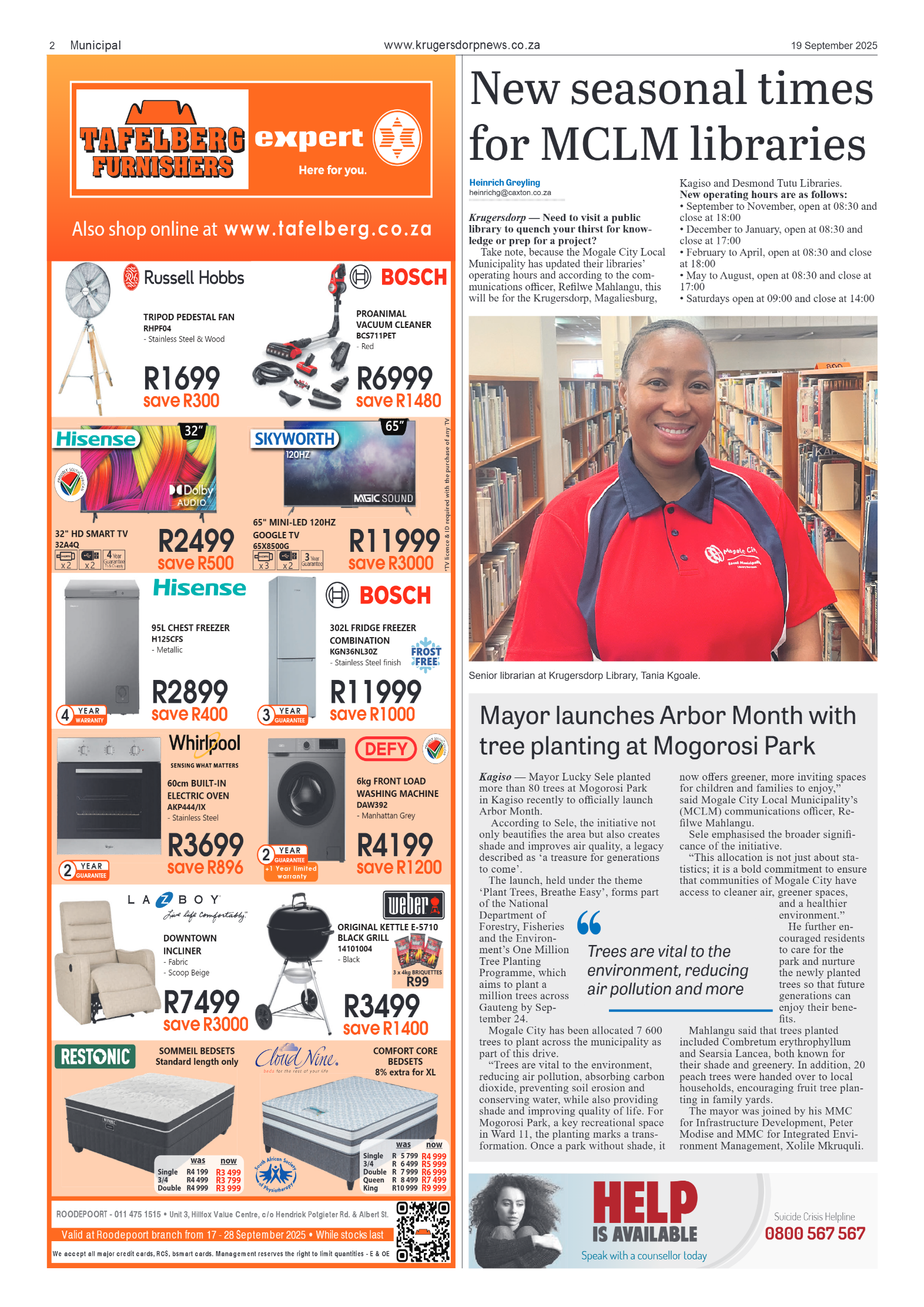 Krugersdorp News 19 September 2025 page 4
