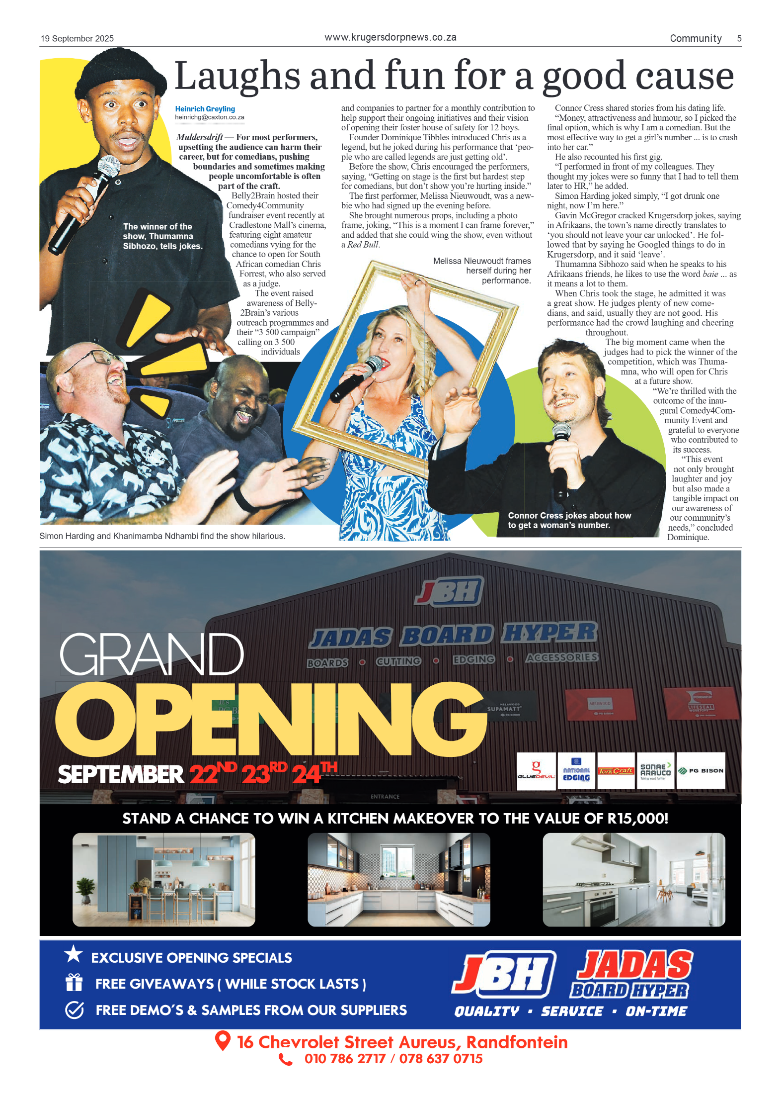 Krugersdorp News 19 September 2025 page 7