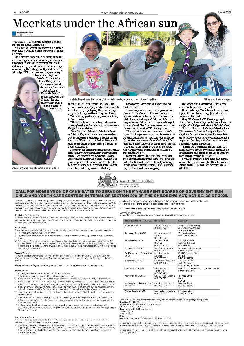 Krugersdorp News 1 April 2022 page 10