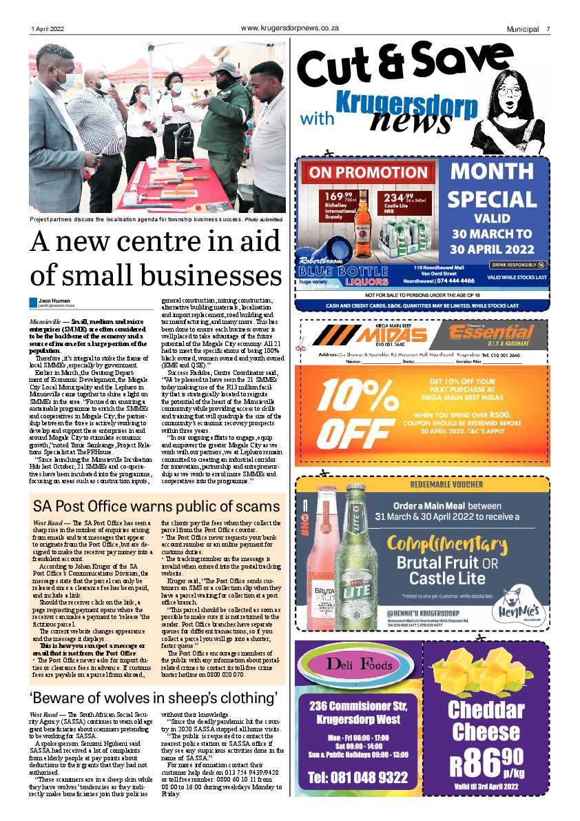 Krugersdorp News 1 April 2022 page 7