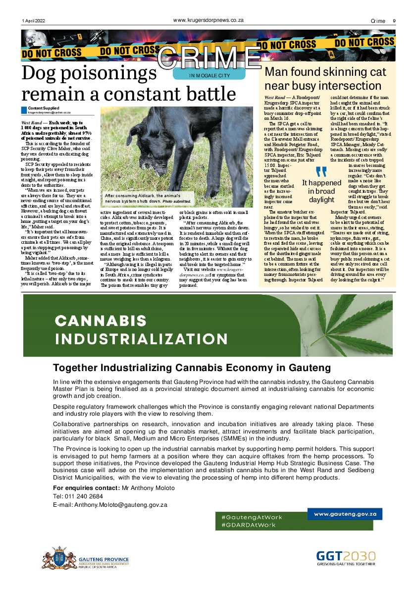 Krugersdorp News 1 April 2022 page 9