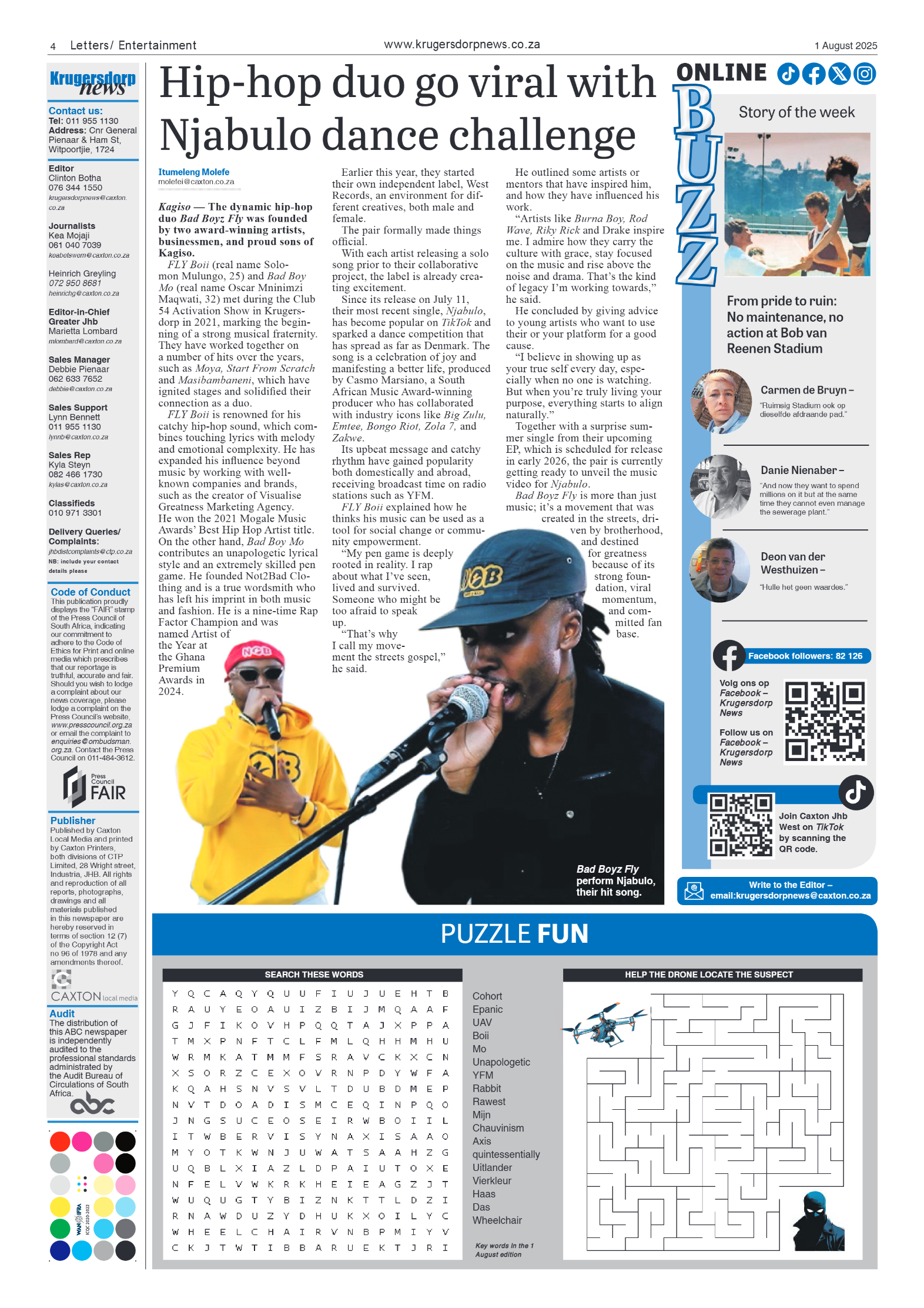 Krugersdorp News 1 August 2025 page 4