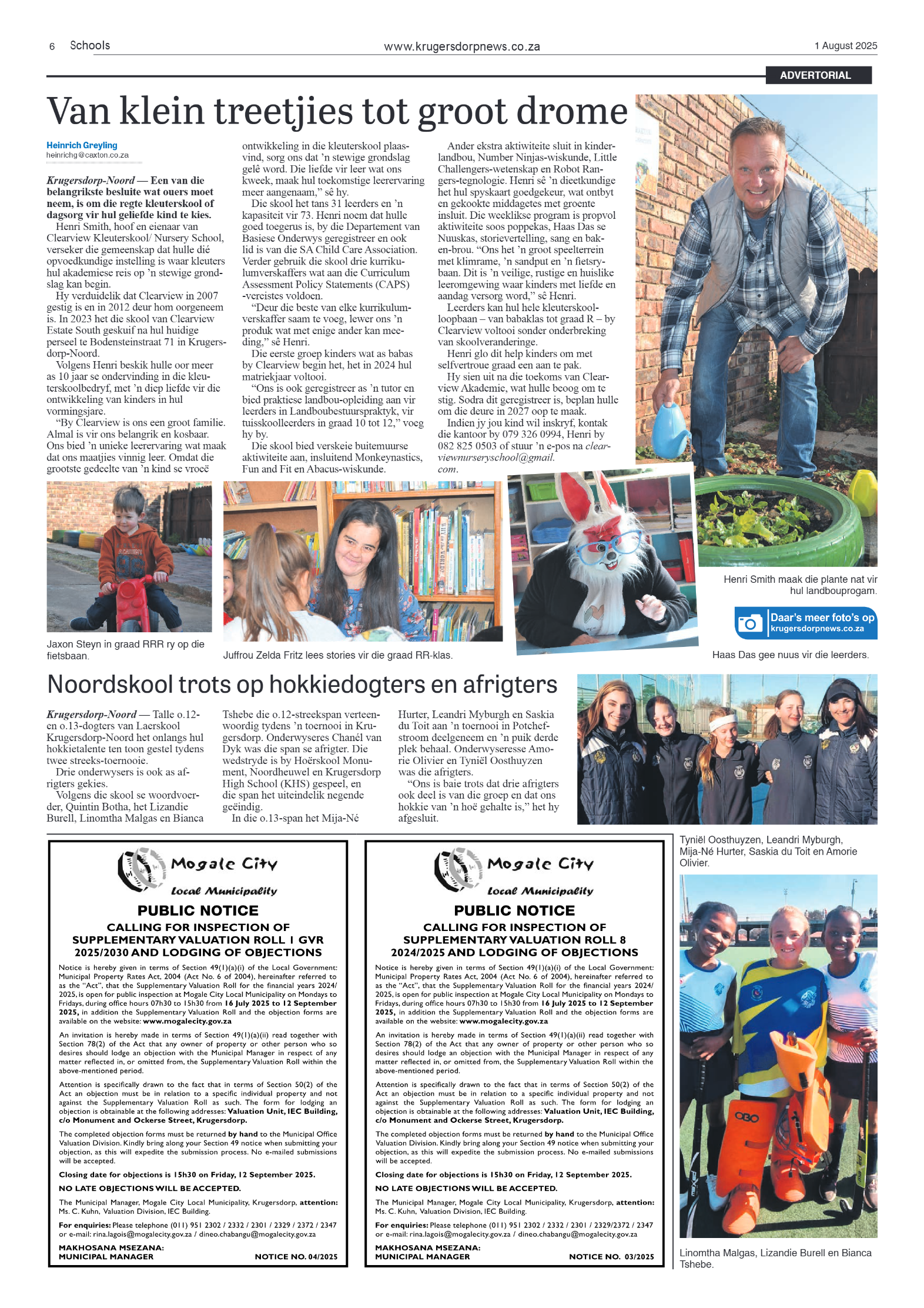 Krugersdorp News 1 August 2025 page 6