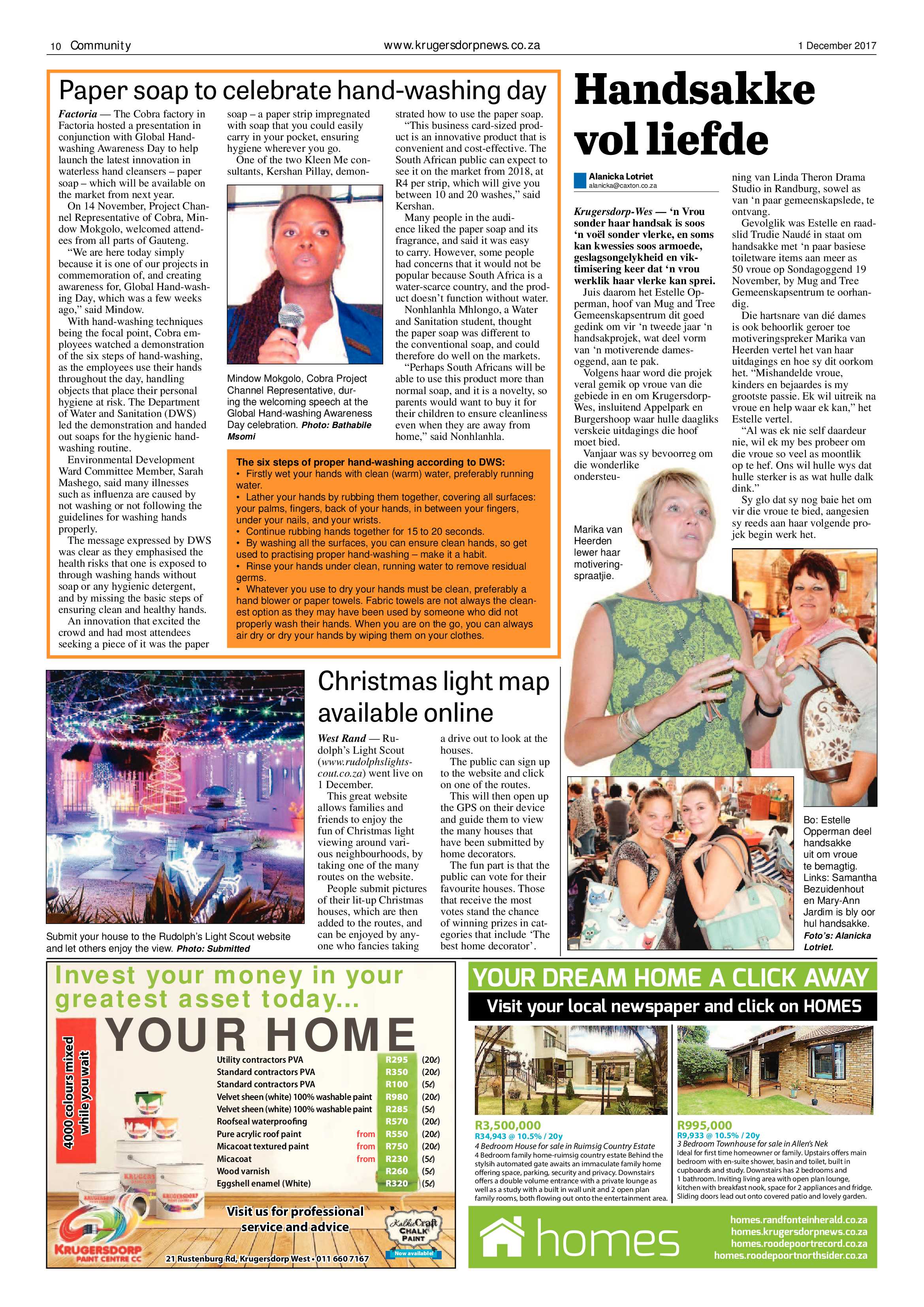 Krugersdorp News 1 December 2017 page 10