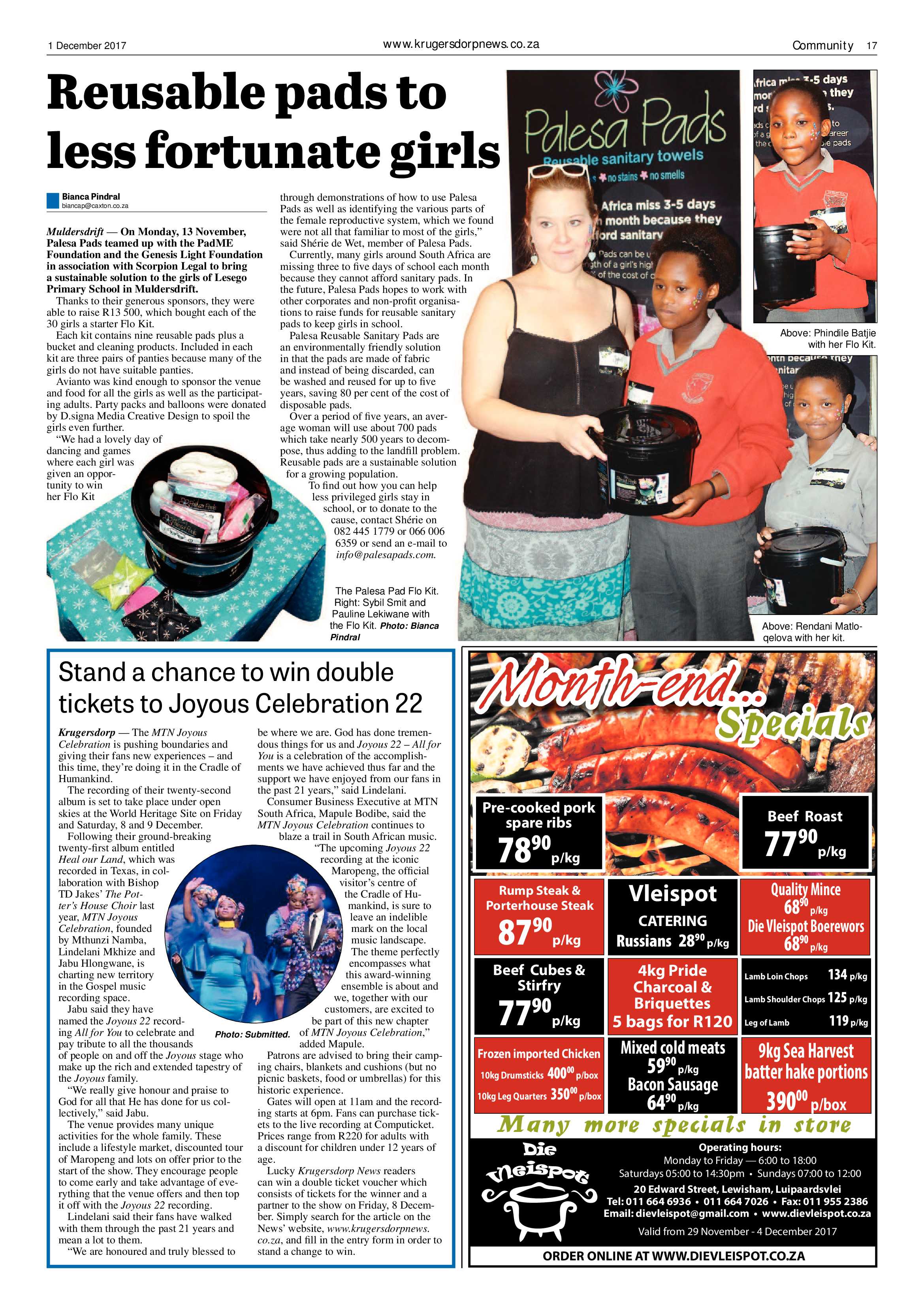 Krugersdorp News 1 December 2017 page 17