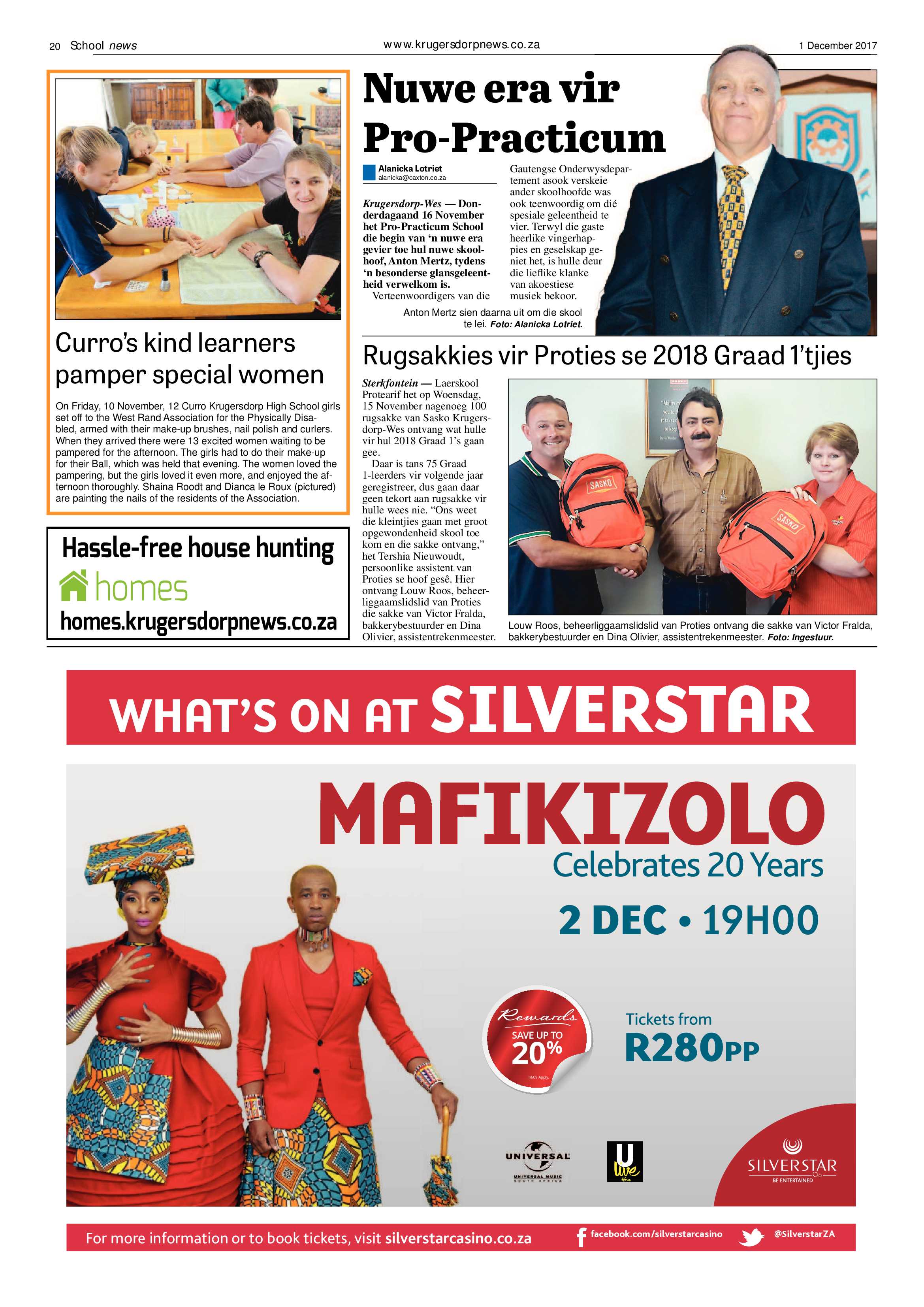 Krugersdorp News 1 December 2017 page 20