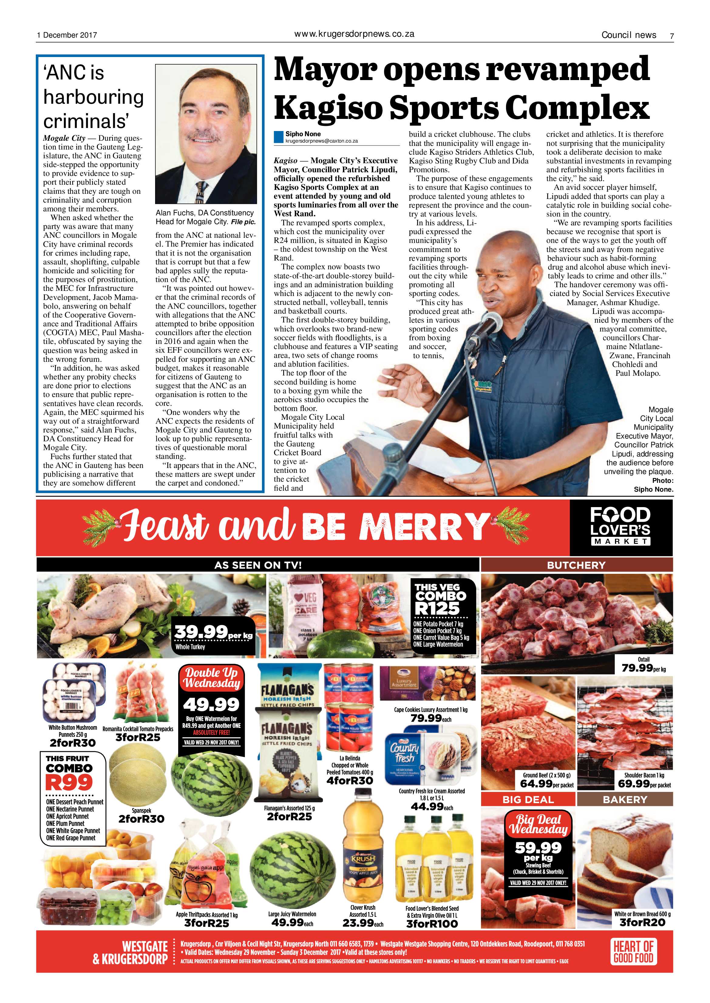Krugersdorp News 1 December 2017 page 7