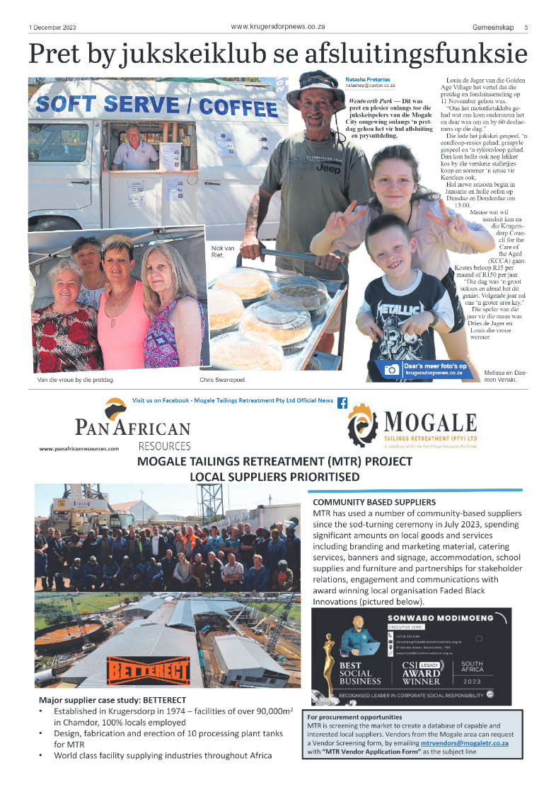Krugersdorp News 1 December 2023 page 5