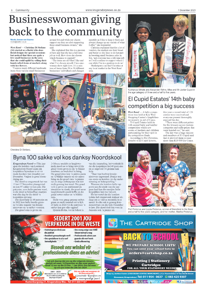 Krugersdorp News 1 December 2023 page 6