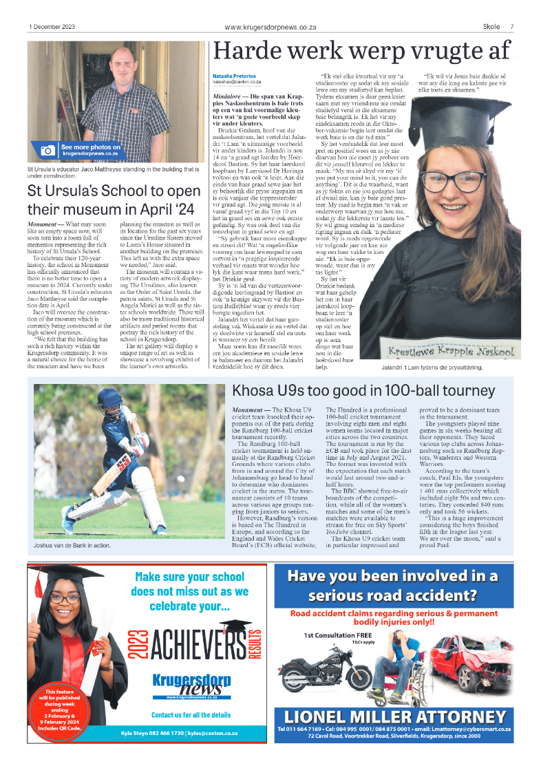 Krugersdorp News 1 December 2023 page 7