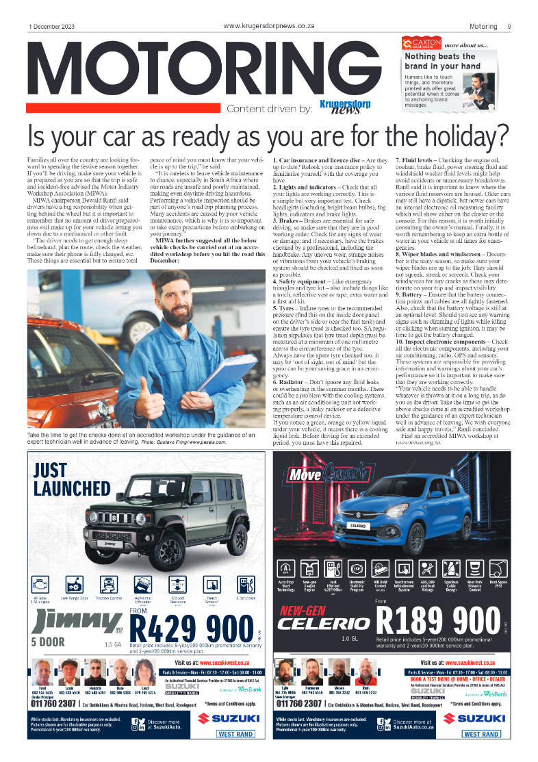 Krugersdorp News 1 December 2023 page 9