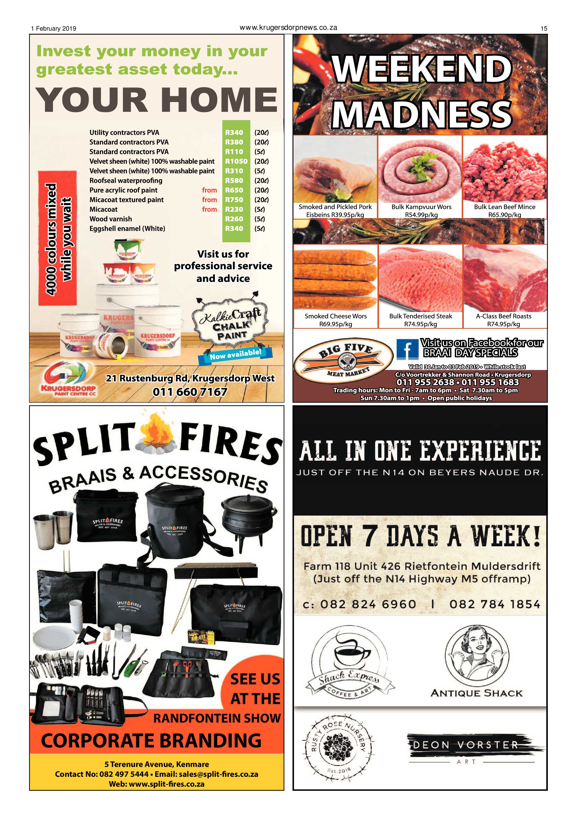 Krugersdorp News 1 February 2019 page 15