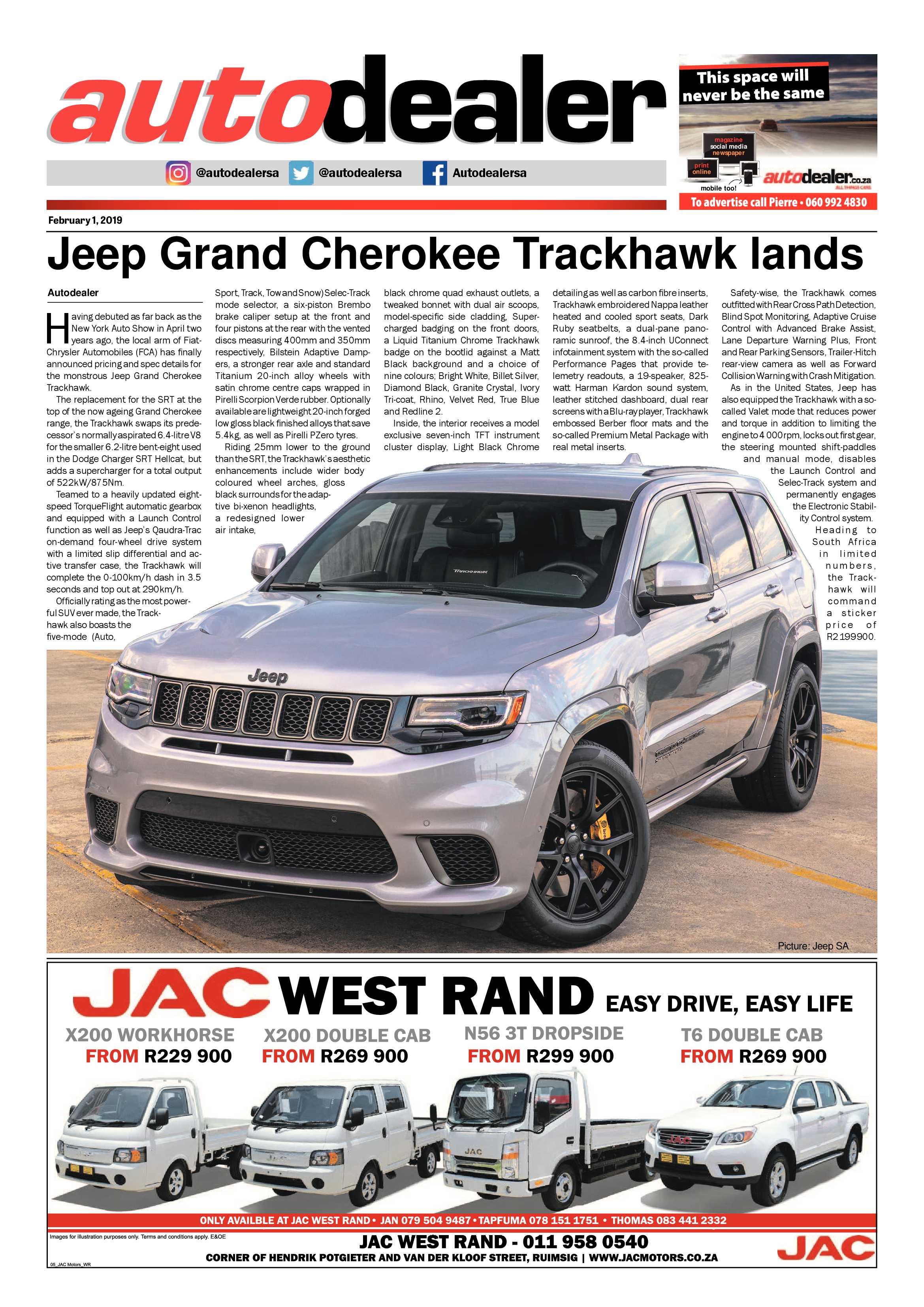 Krugersdorp News 1 February 2019 page 22