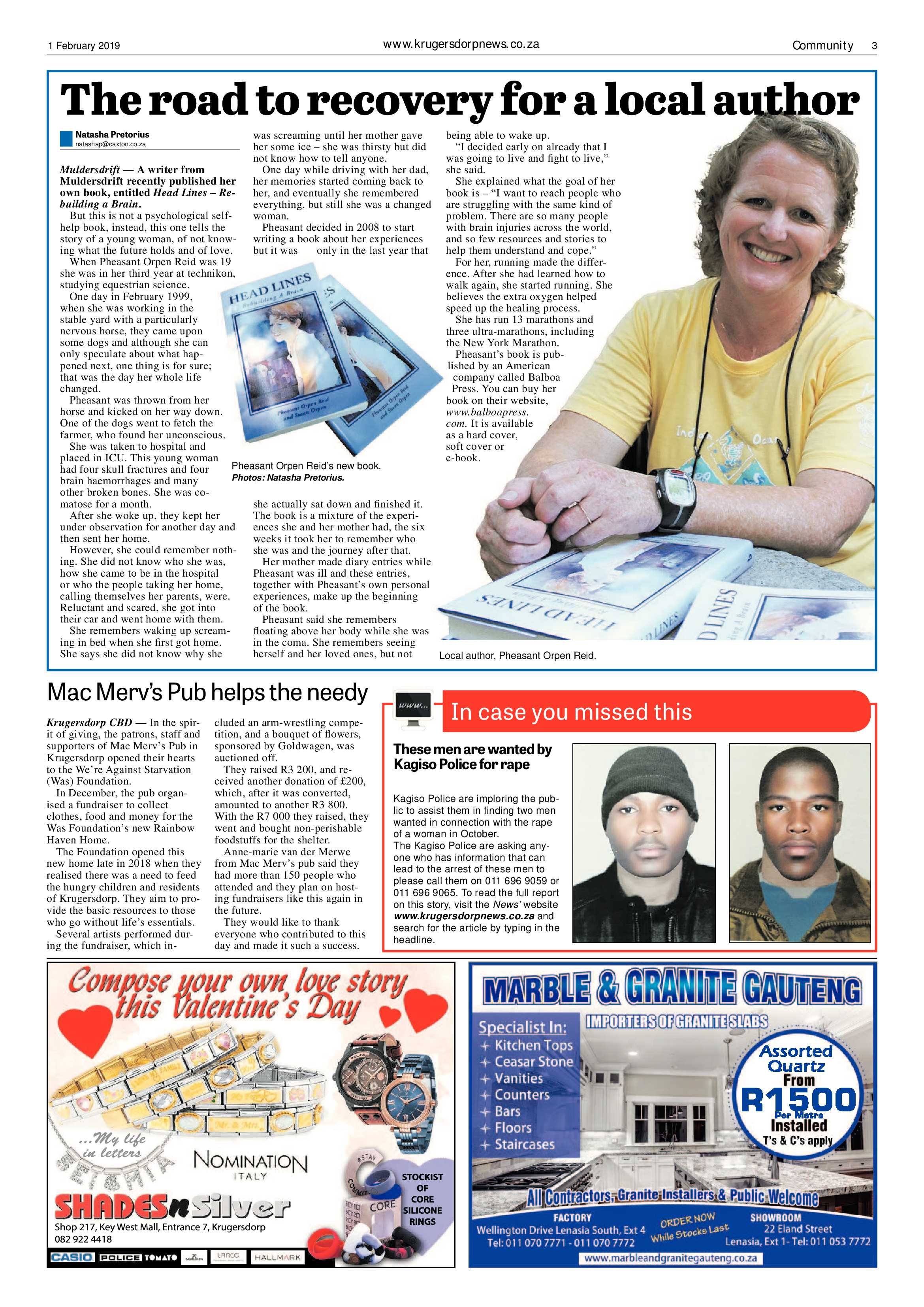Krugersdorp News 1 February 2019 page 3