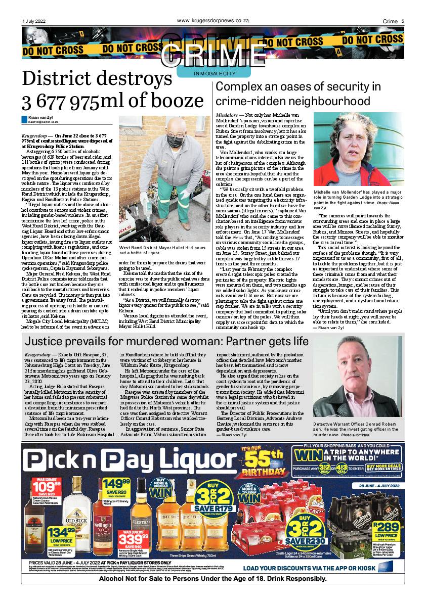 Krugersdorp News 1 July 2022 page 5
