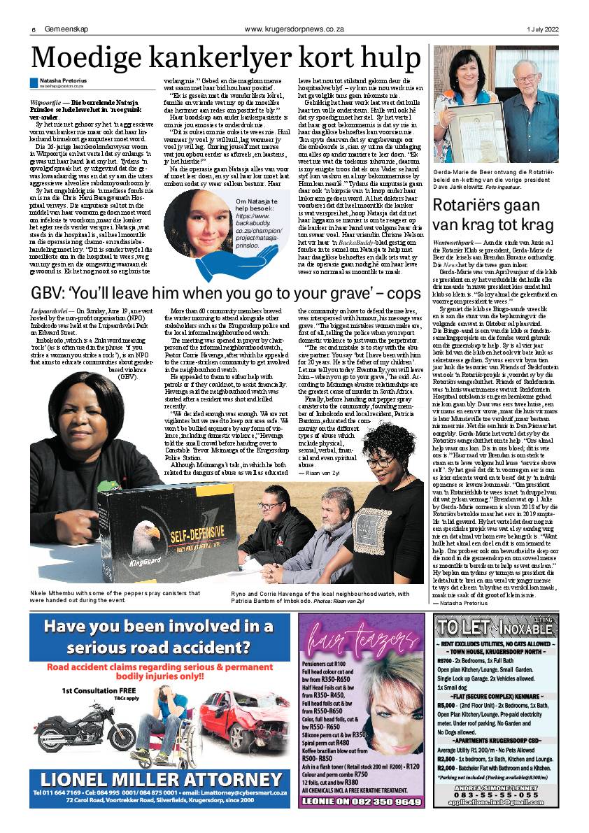 Krugersdorp News 1 July 2022 page 6