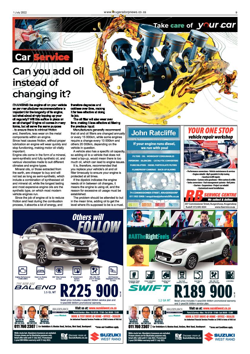 Krugersdorp News 1 July 2022 page 9