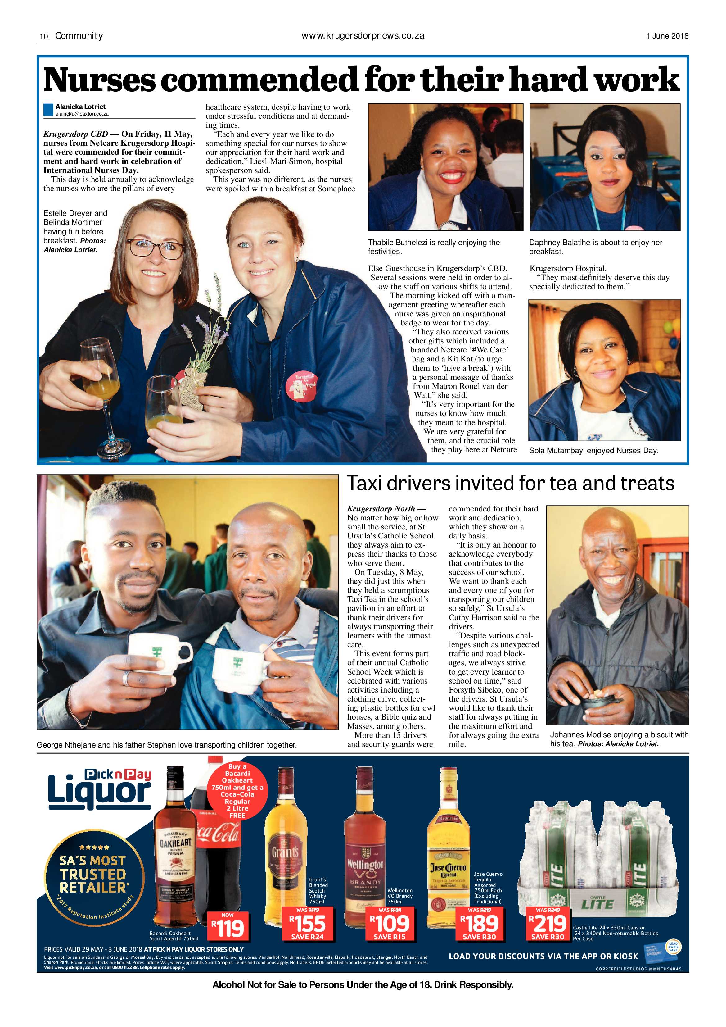 Krugersdorp News 1 June 2018 page 10