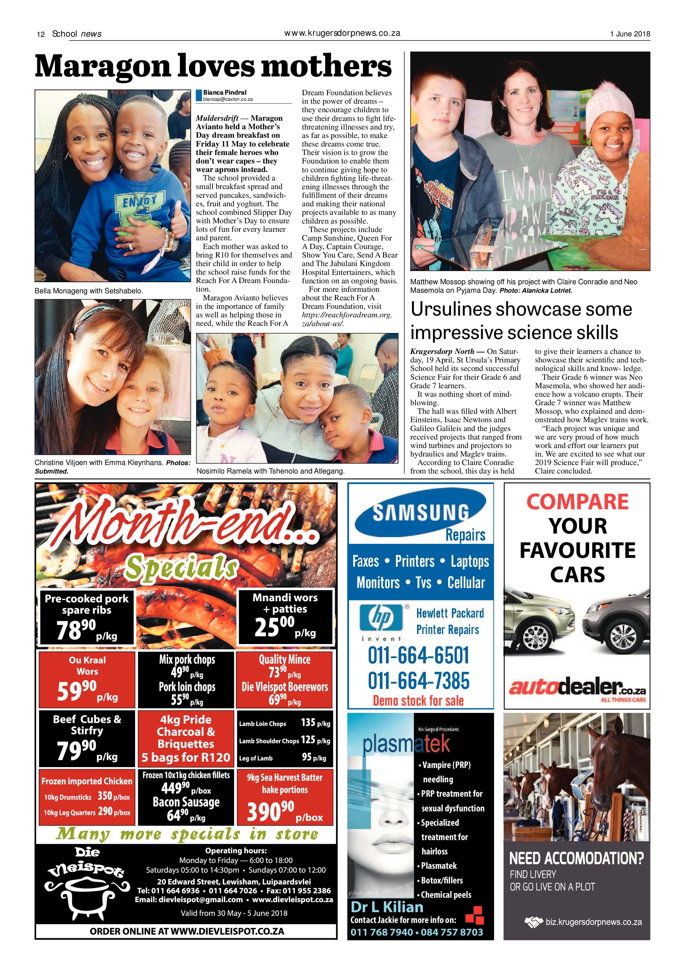 Krugersdorp News 1 June 2018 page 12