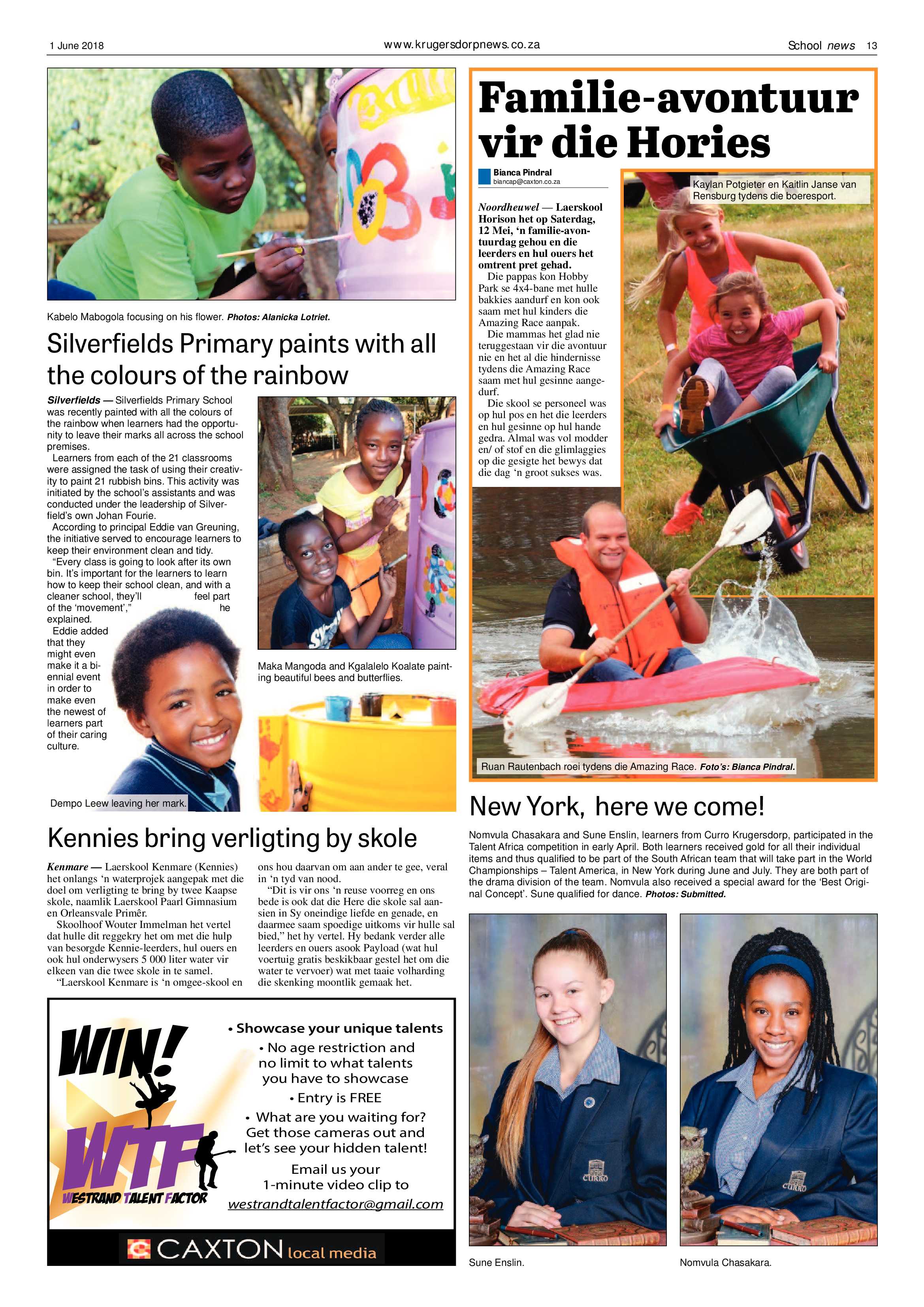 Krugersdorp News 1 June 2018 page 13