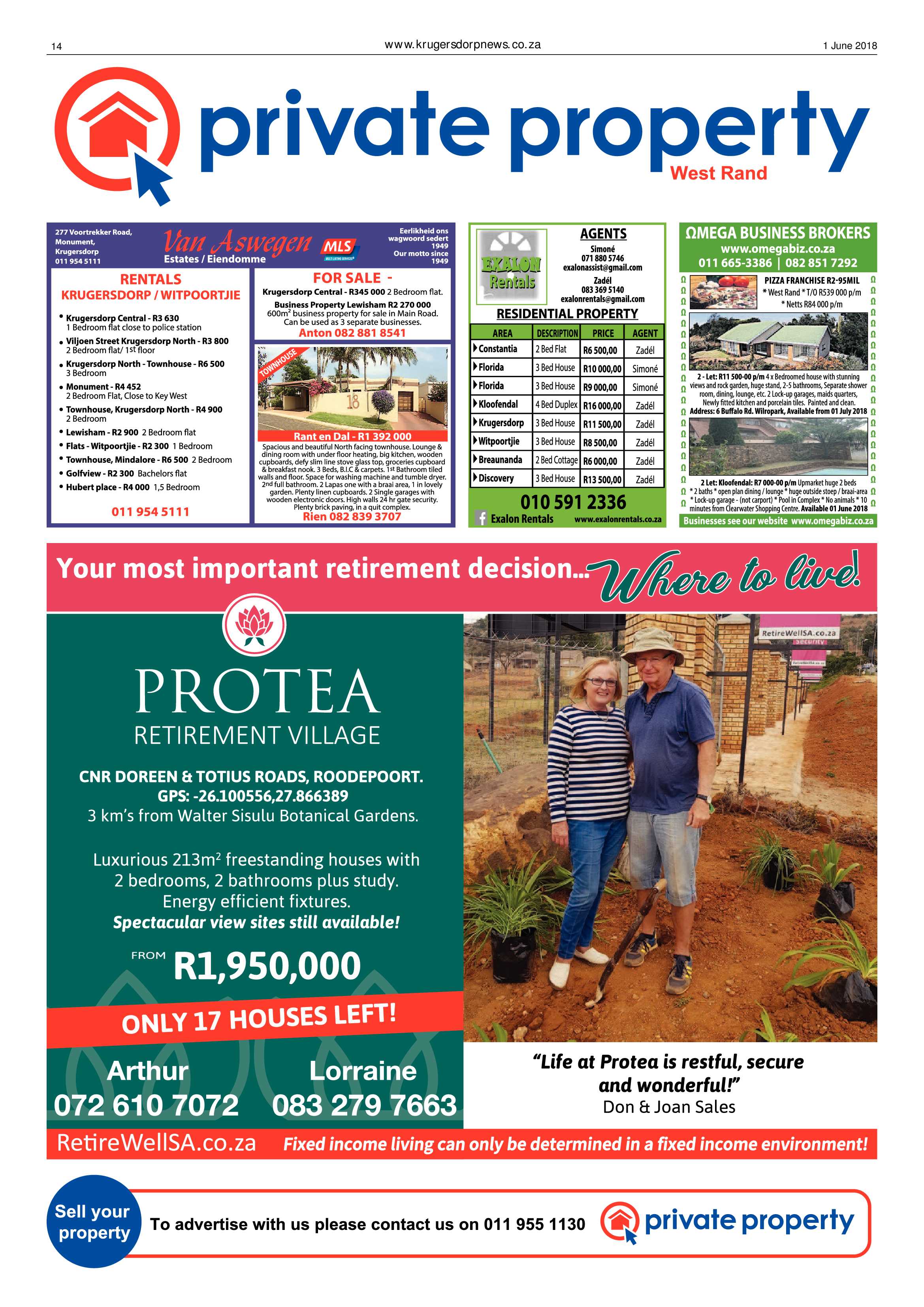 Krugersdorp News 1 June 2018 page 14