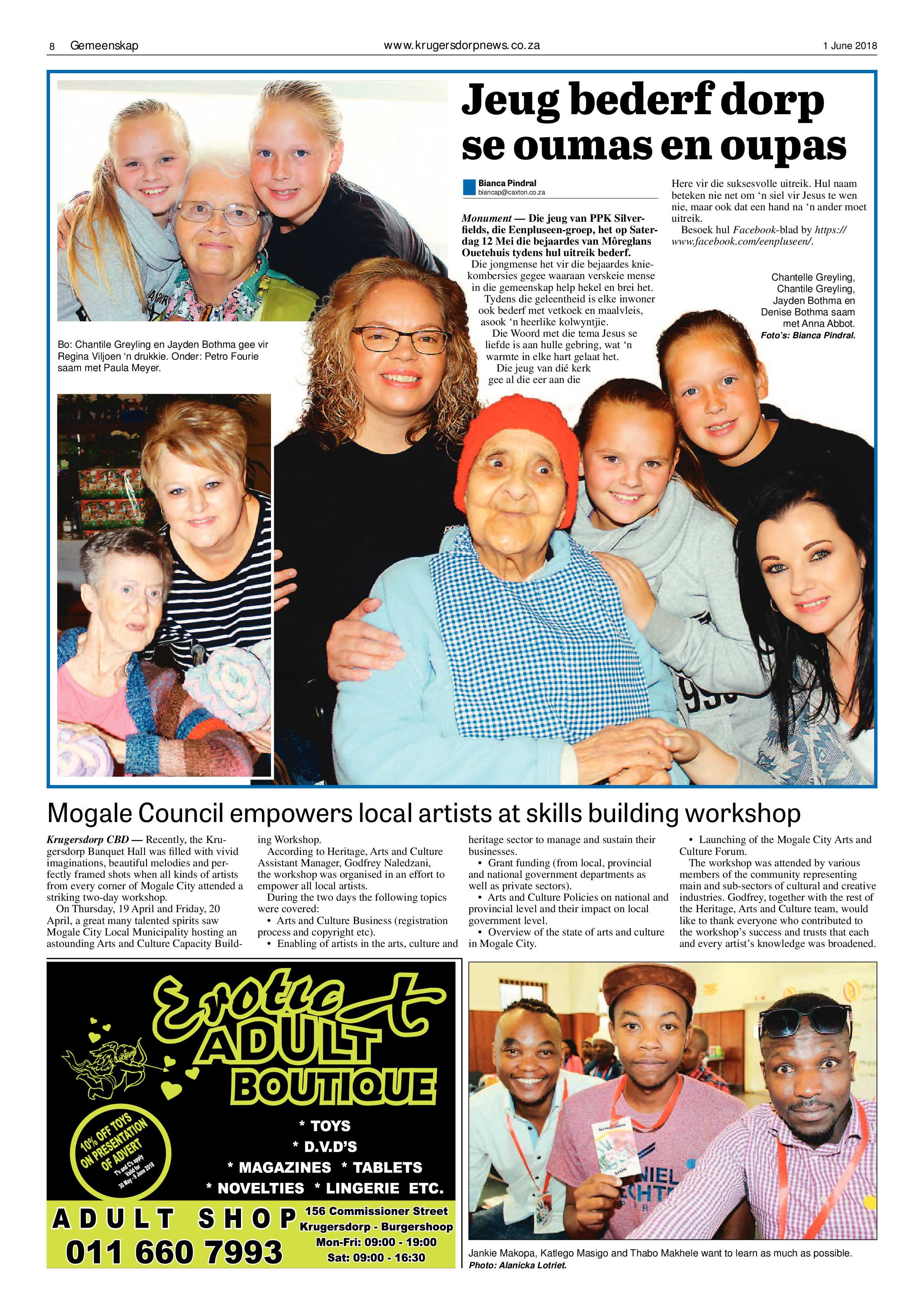 Krugersdorp News 1 June 2018 page 8