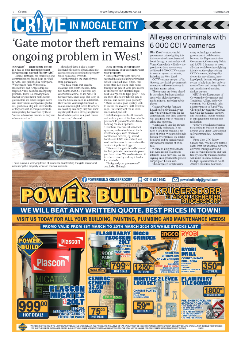 Krugersdorp News 1 March 2024 page 2