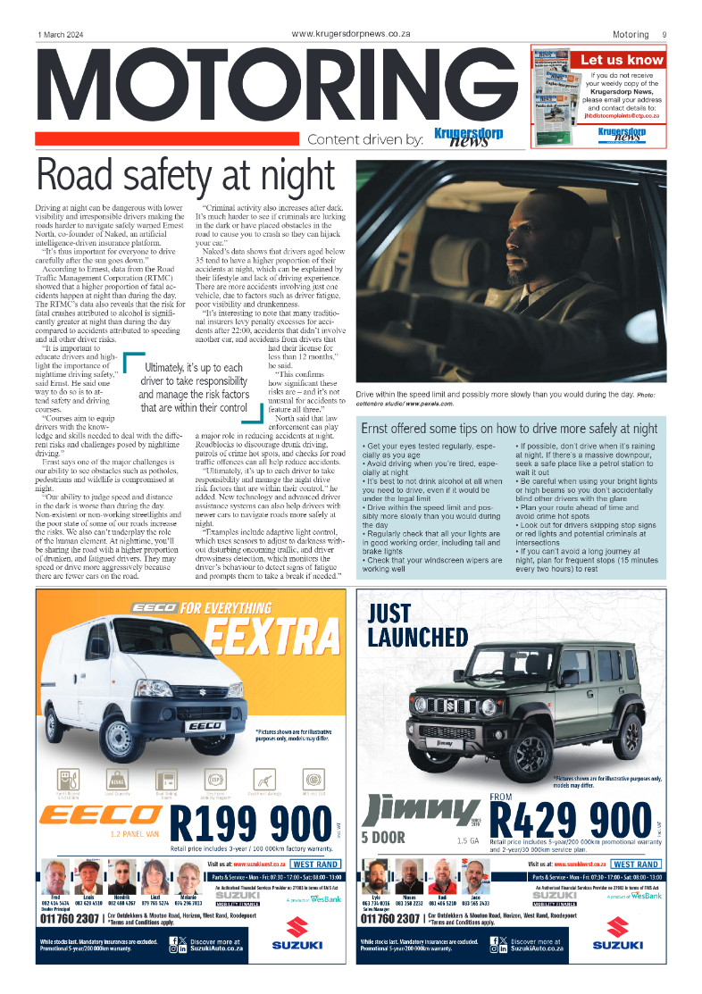 Krugersdorp News 1 March 2024 page 9