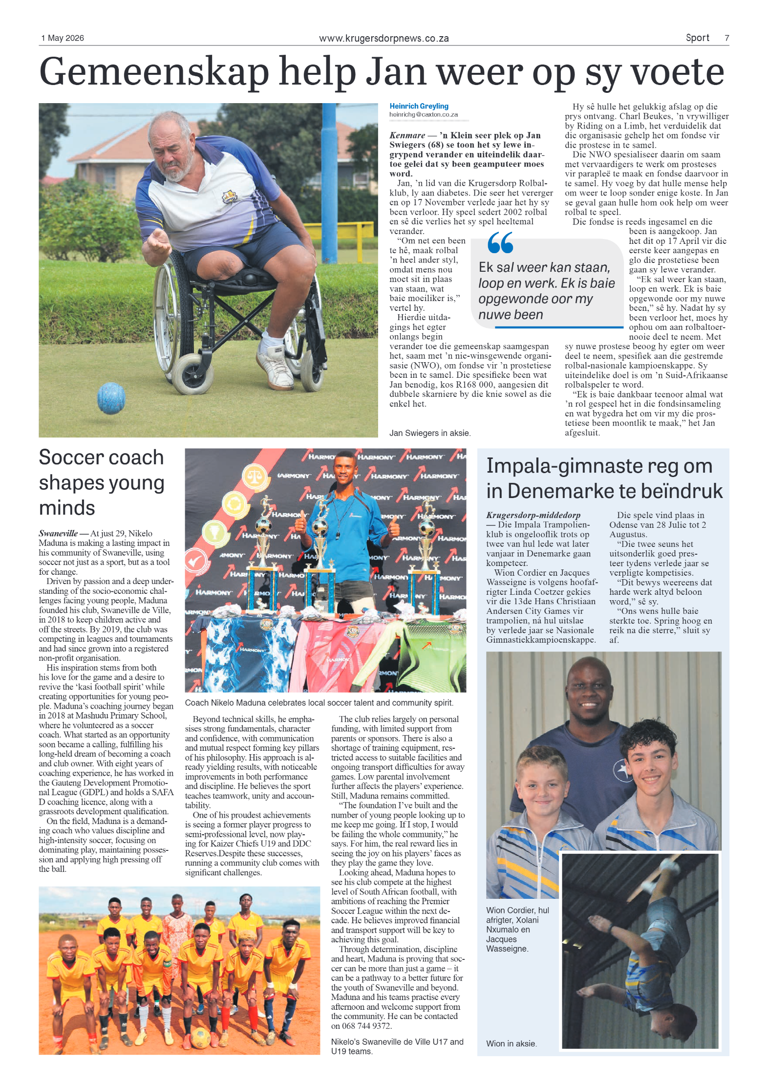 Krugersdorp News 1 May 2026 page 7