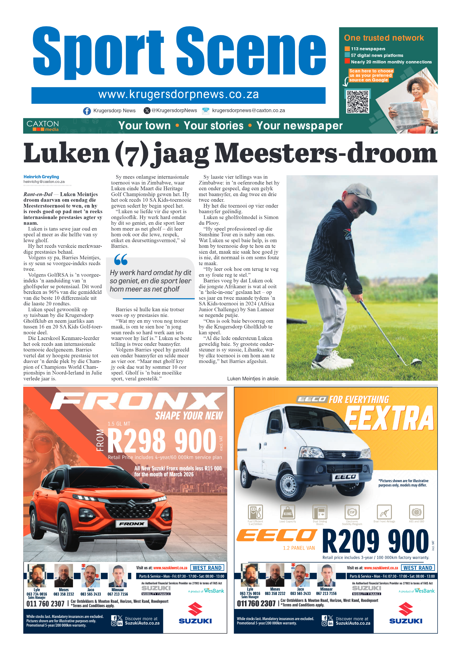 Krugersdorp News 1 May 2026 page 8