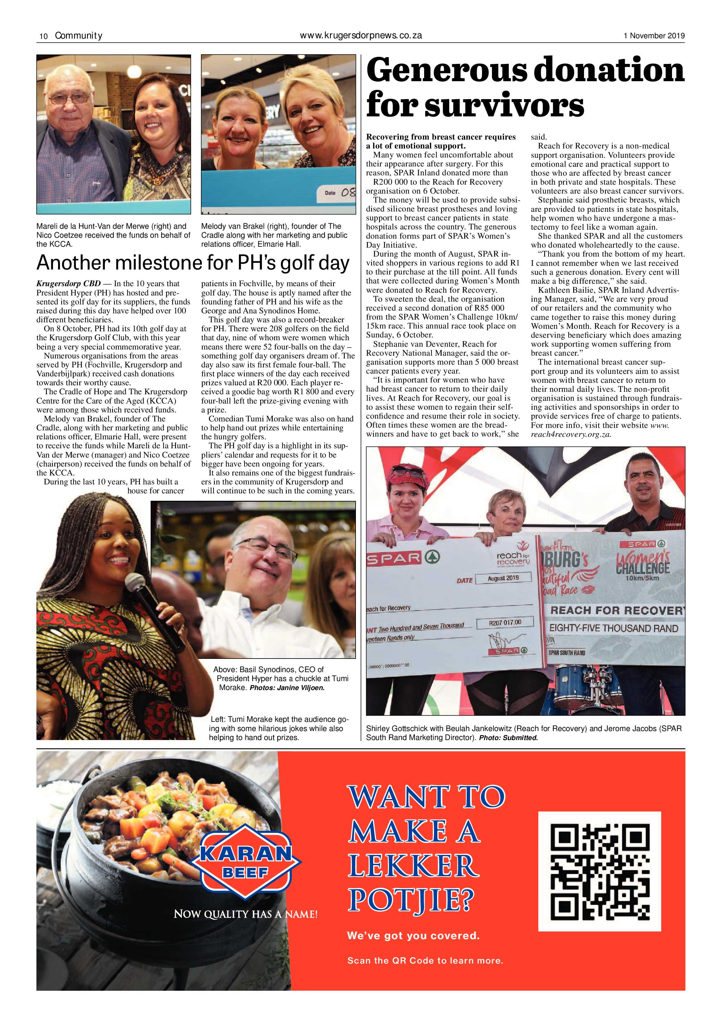 Krugersdorp News 1 November 2019 page 10