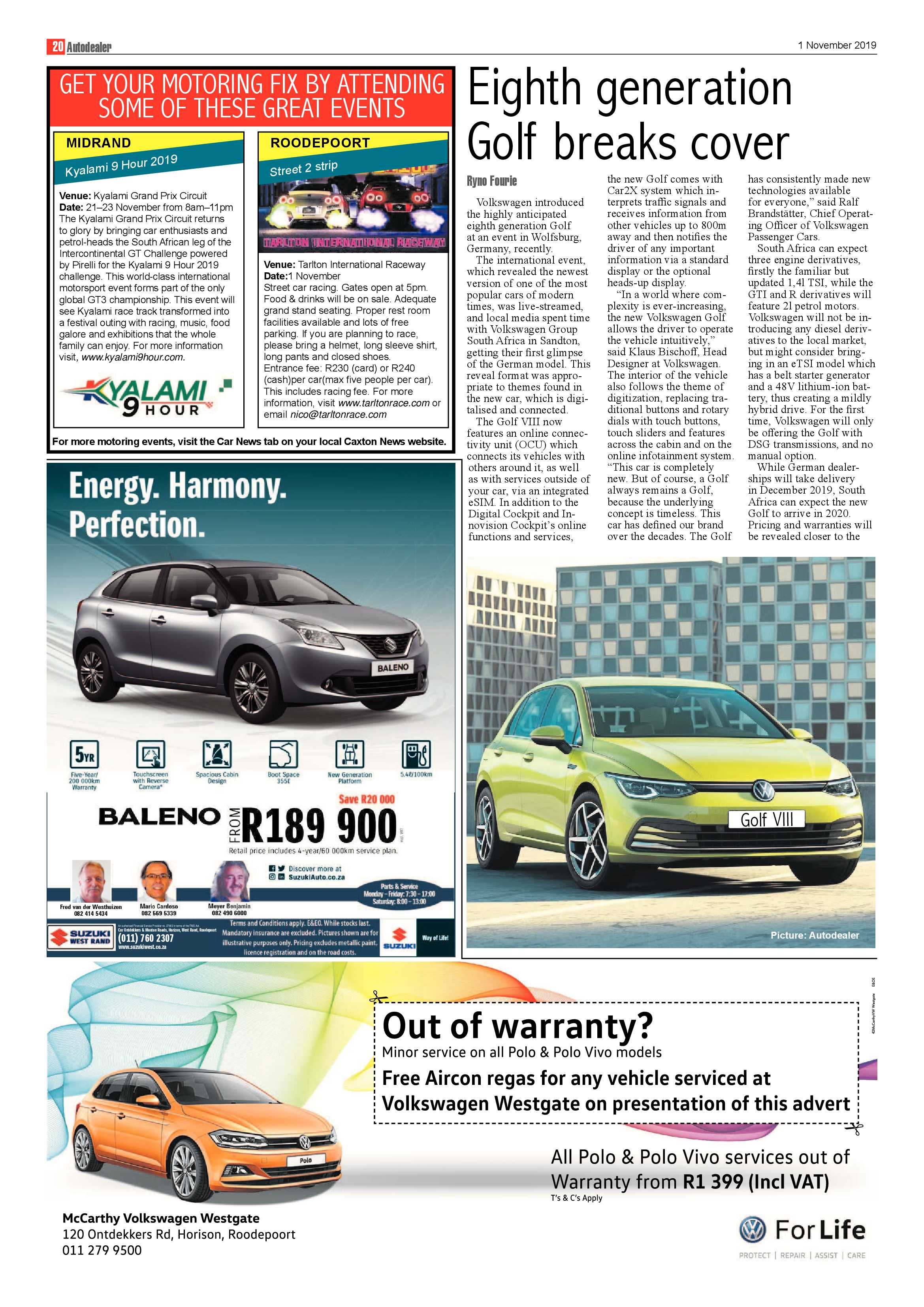 Krugersdorp News 1 November 2019 page 20
