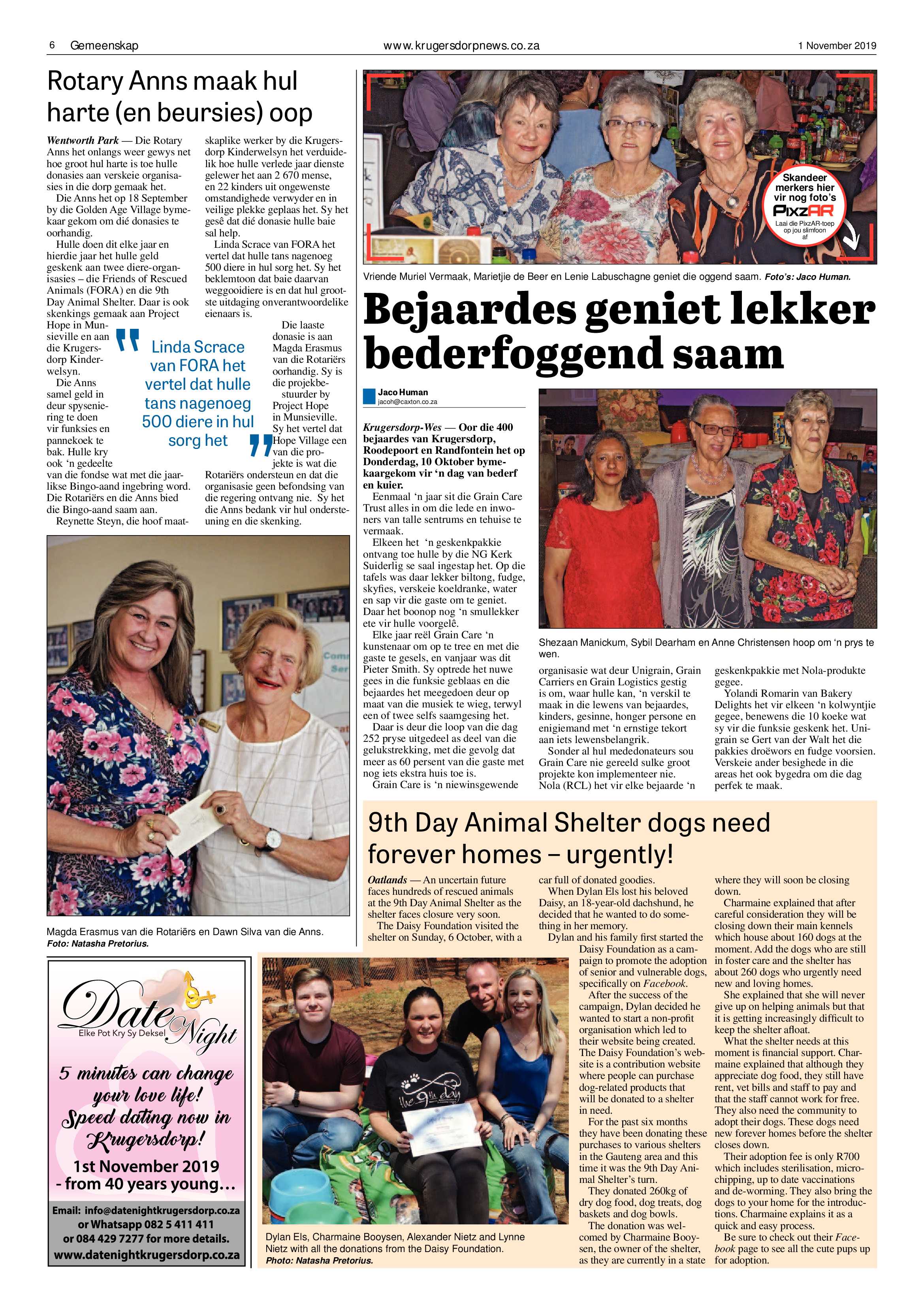 Krugersdorp News 1 November 2019 page 6