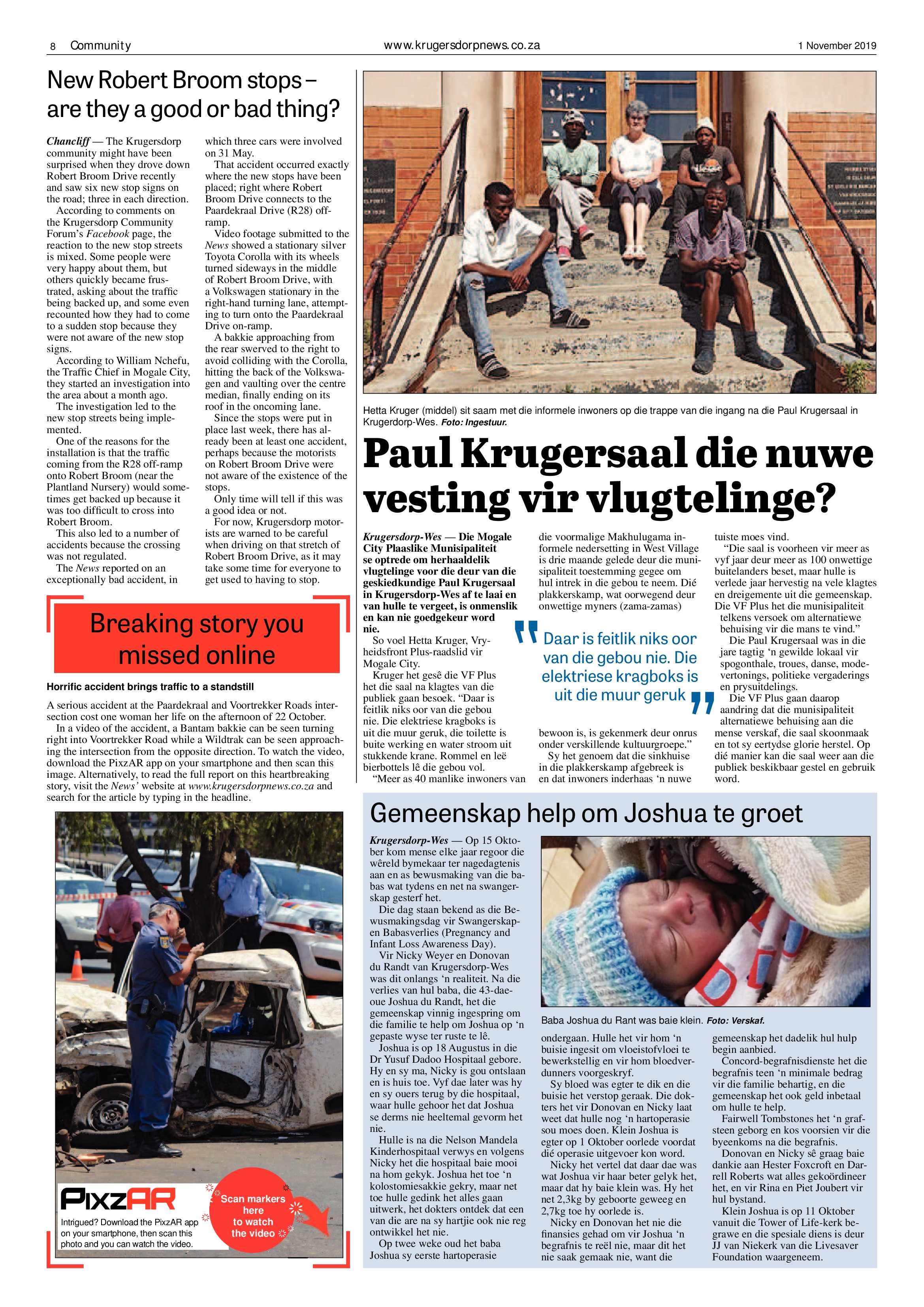 Krugersdorp News 1 November 2019 page 8