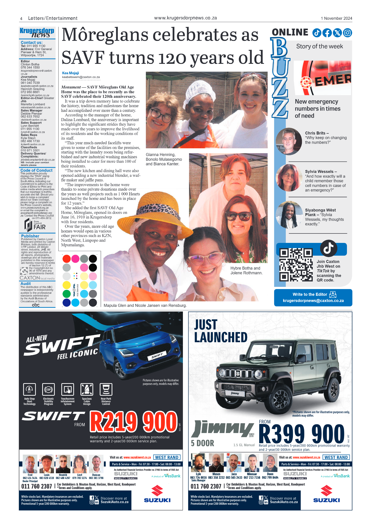 Krugersdorp News 1 November 2024 page 4