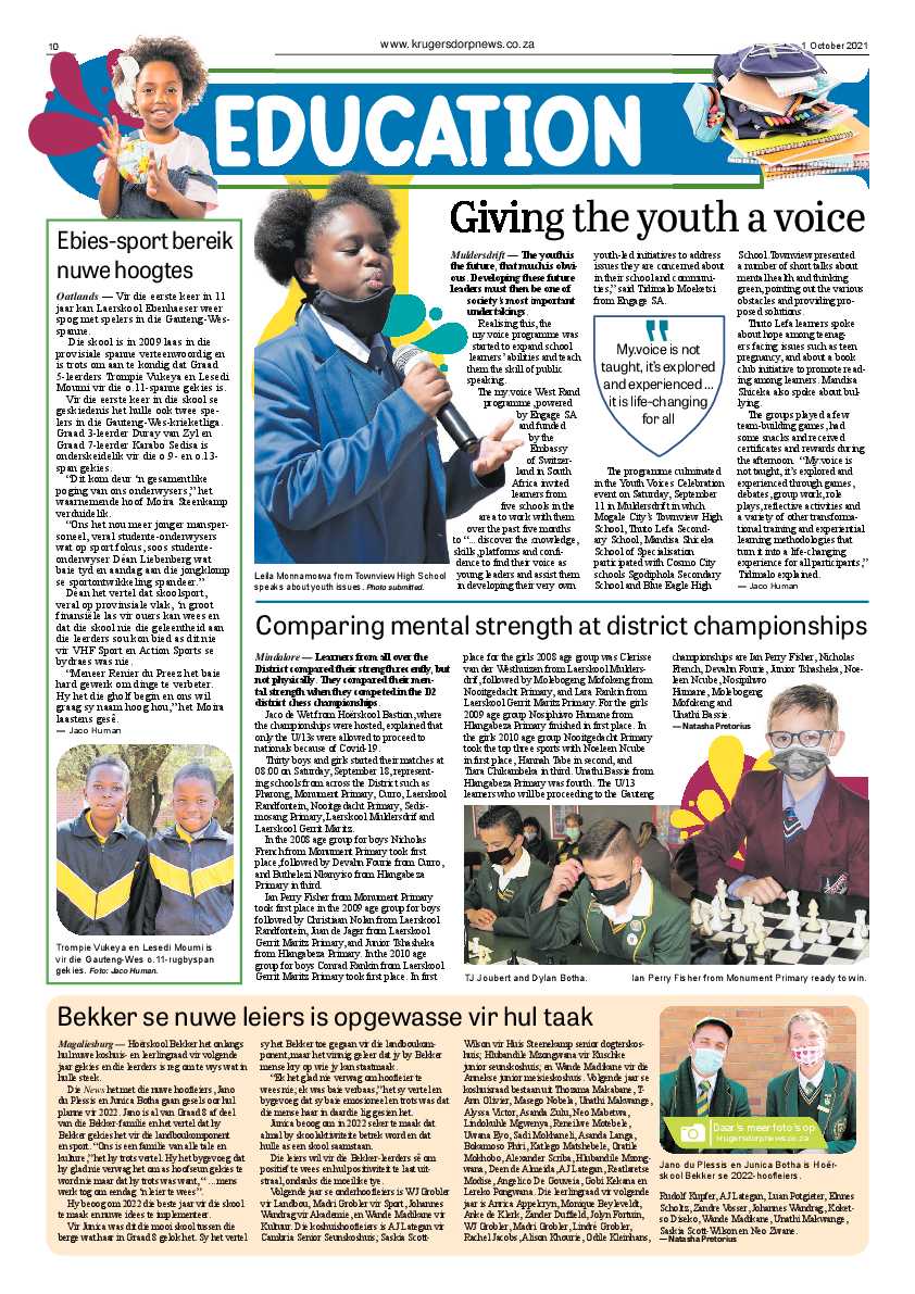 Krugersdorp News 1 October 2021 page 12