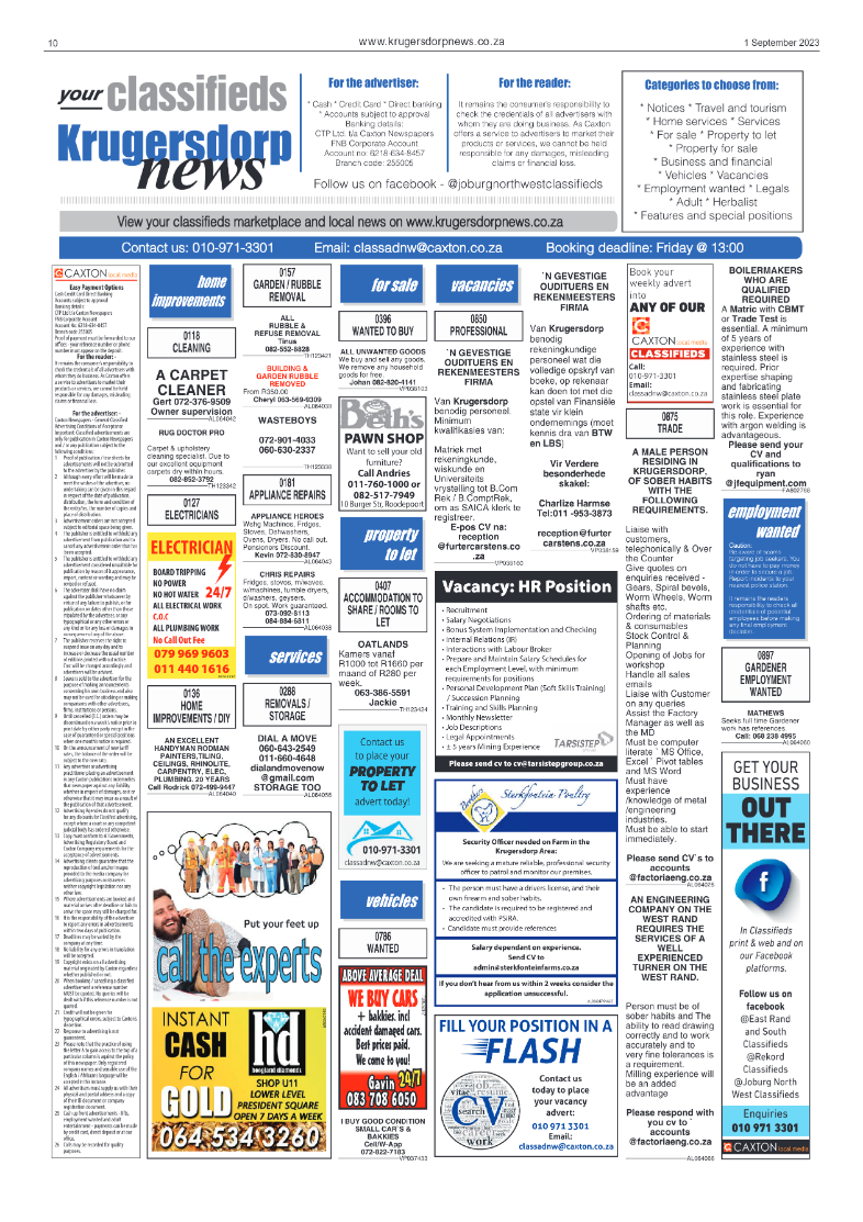Krugersdorp News 1 September 2023 page 10