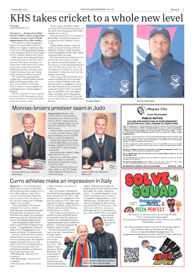 Krugersdorp News 1 September 2023 page 11