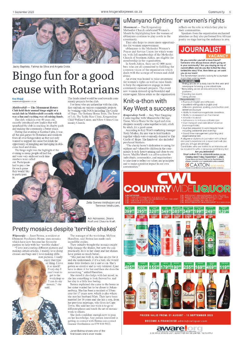Krugersdorp News 1 September 2023 page 5