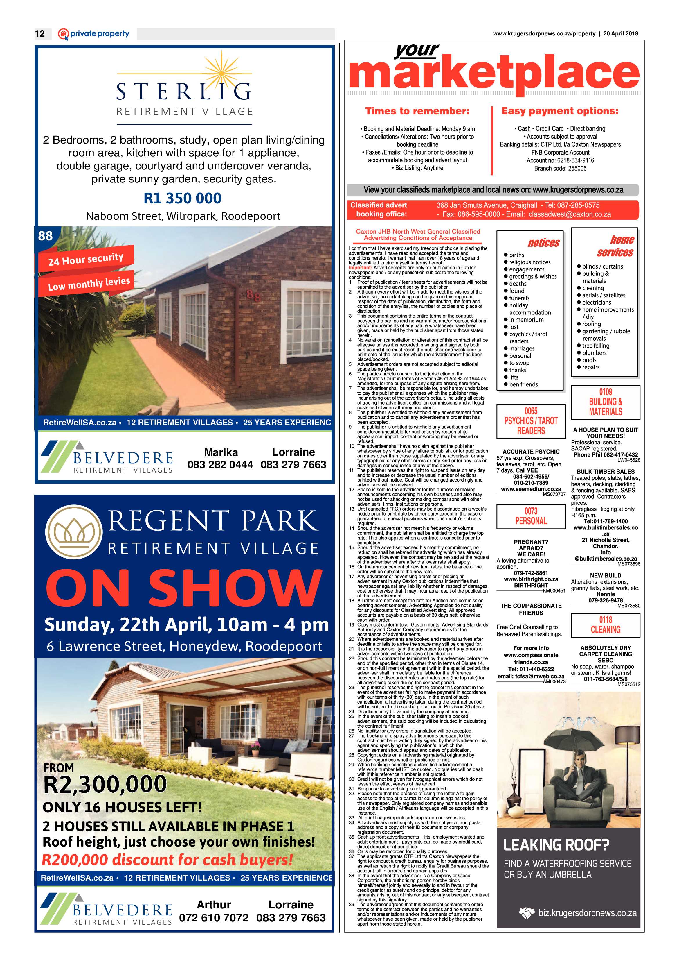 Krugersdorp News 20 April 2018 page 12