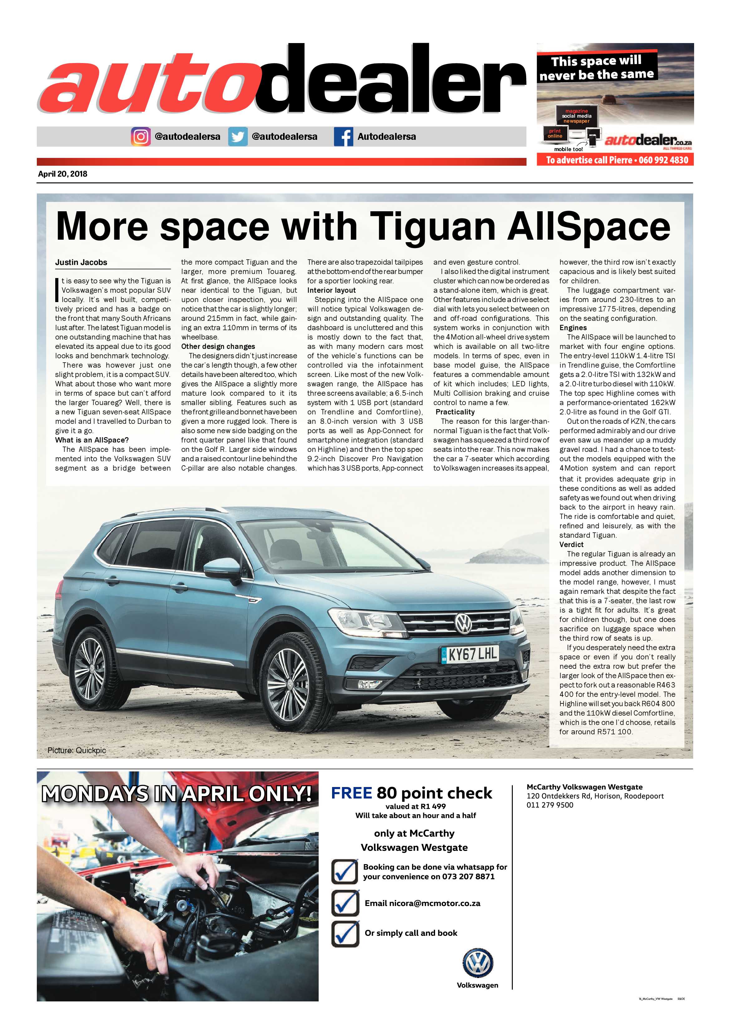 Krugersdorp News 20 April 2018 page 16