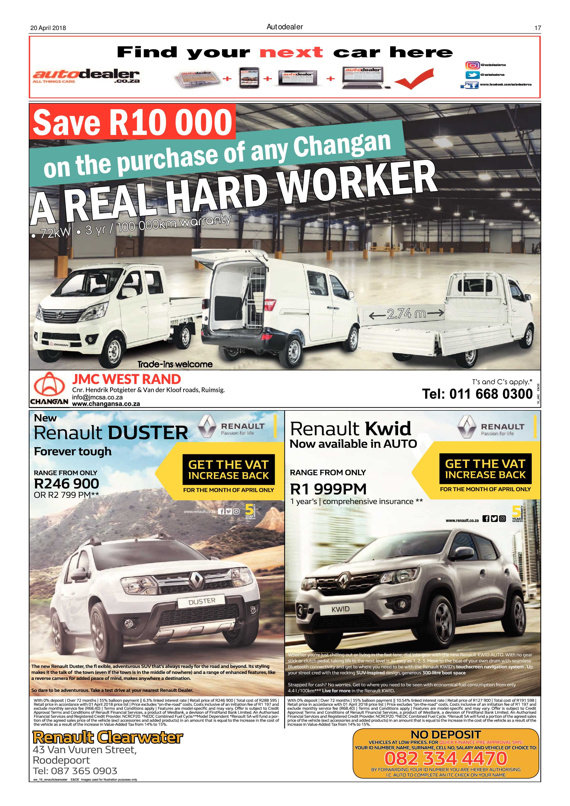 Krugersdorp News 20 April 2018 page 17