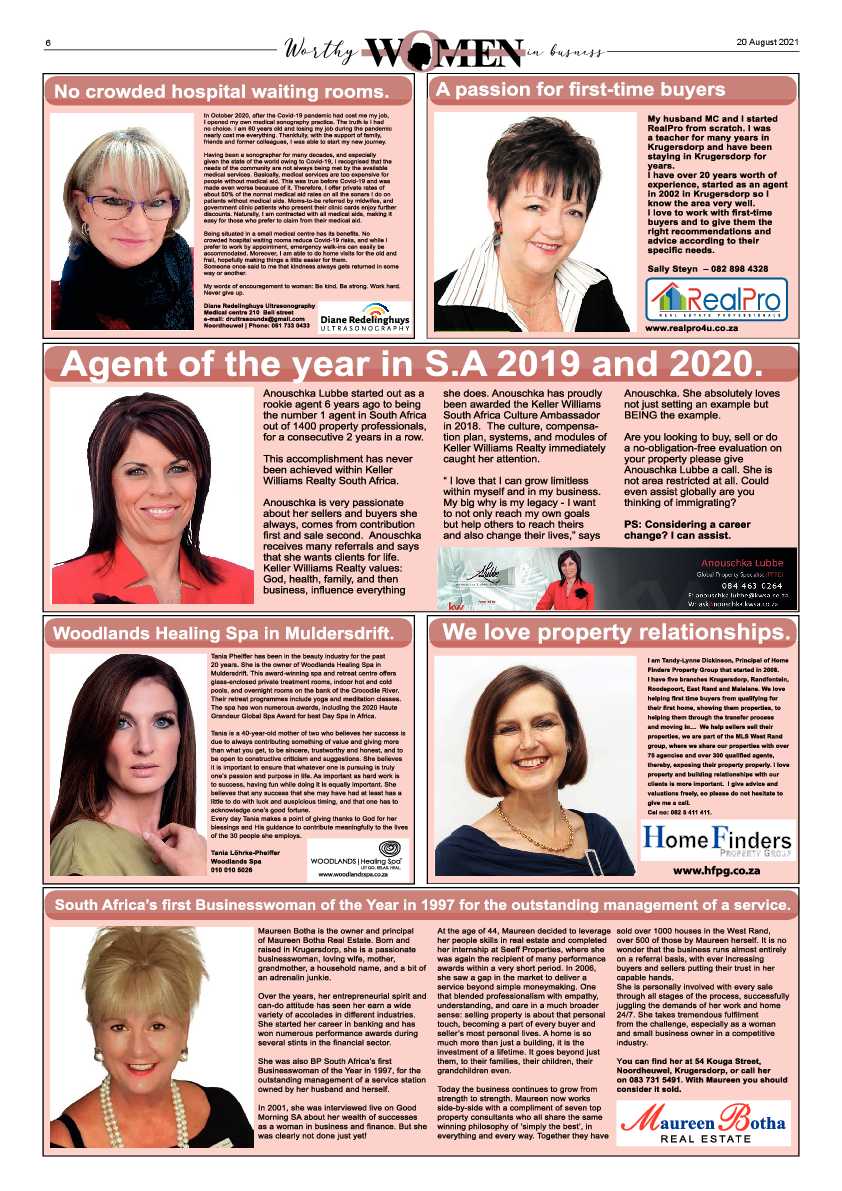 Krugersdorp News 20 August 2021 page 6