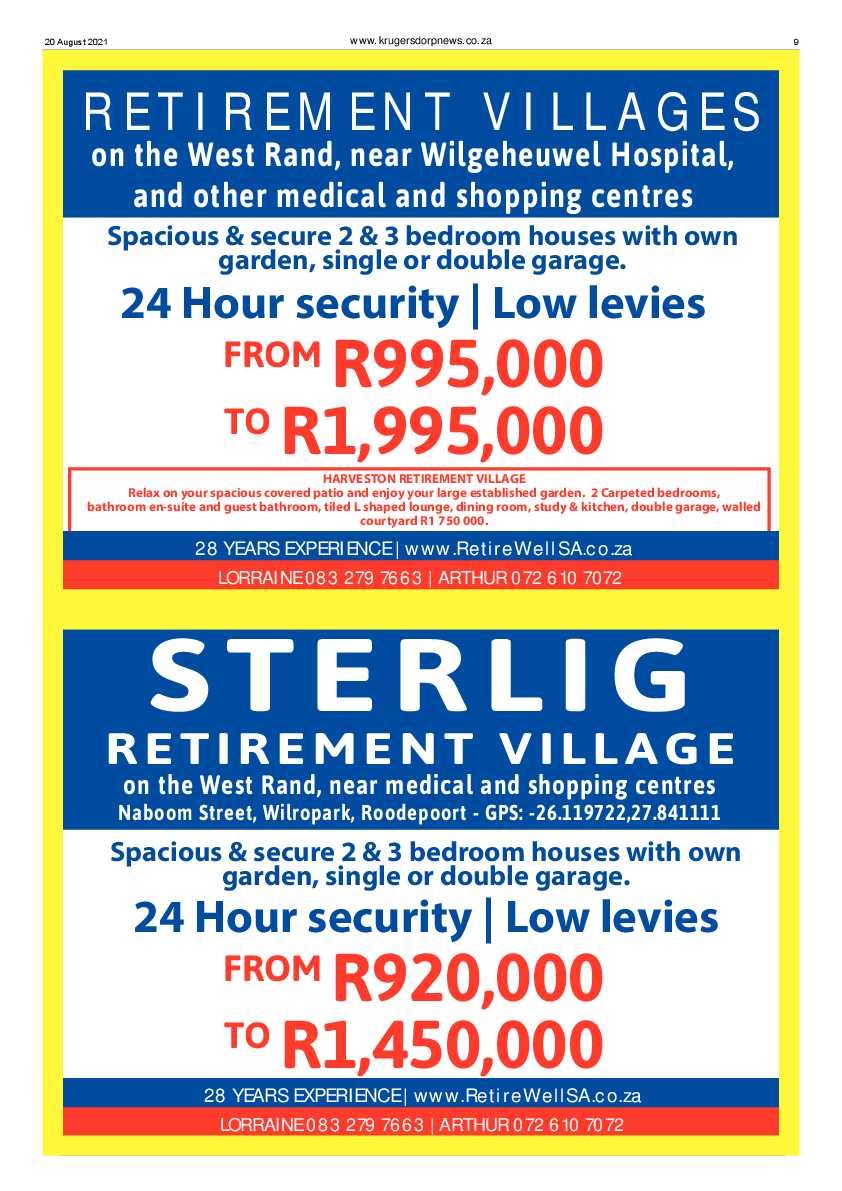 Krugersdorp News 20 August 2021 page 9