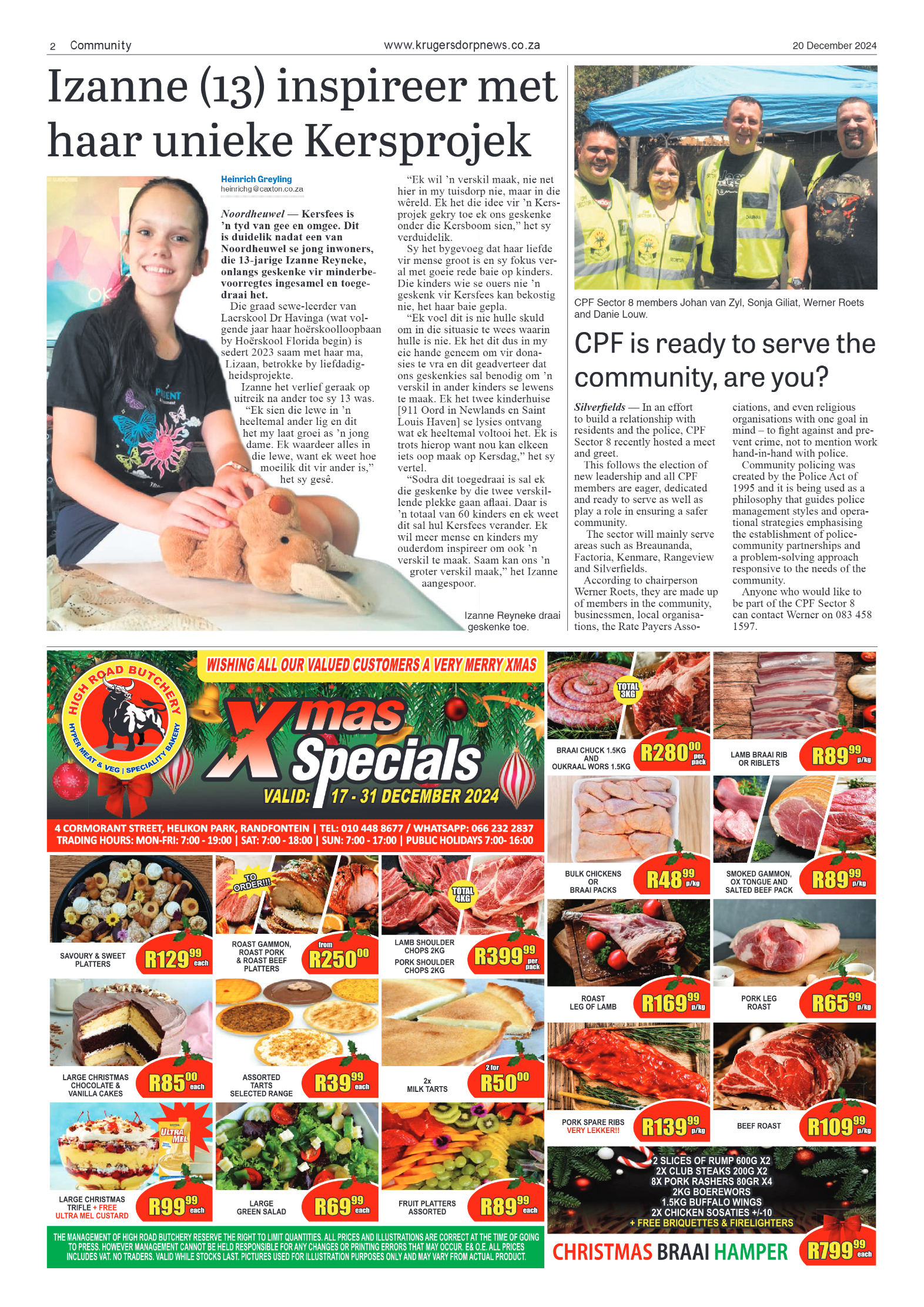 Krugersdorp News 20 December 2024 page 2