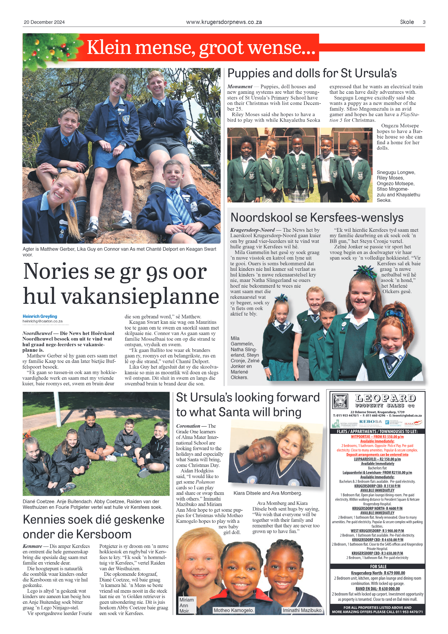 Krugersdorp News 20 December 2024 page 3