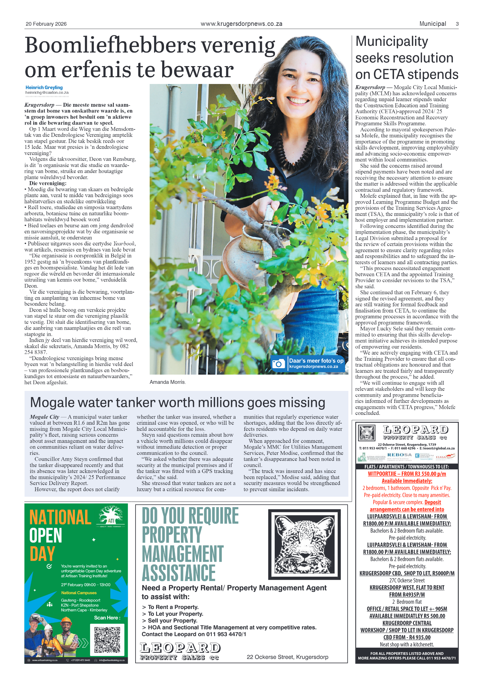 Krugersdorp News 20 February 2026 page 3