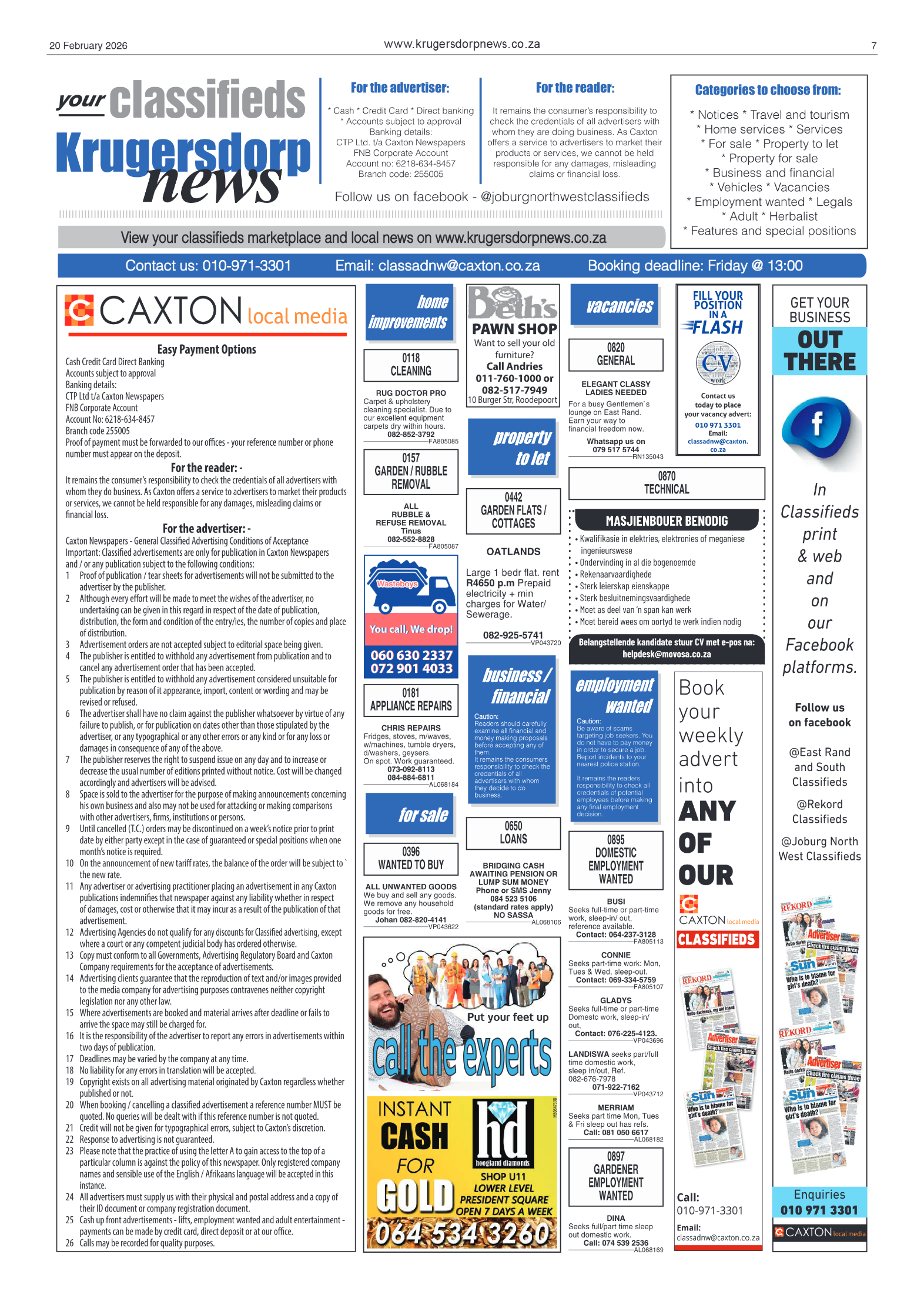 Krugersdorp News 20 February 2026 page 7